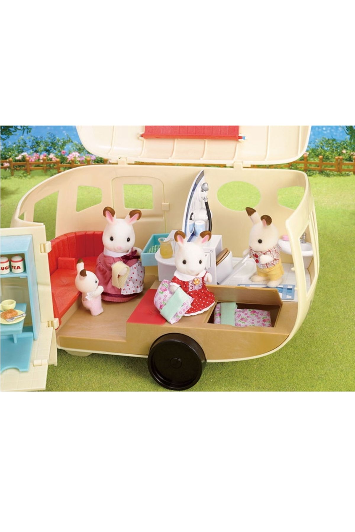 Sylvanian families caravan and car set cheap