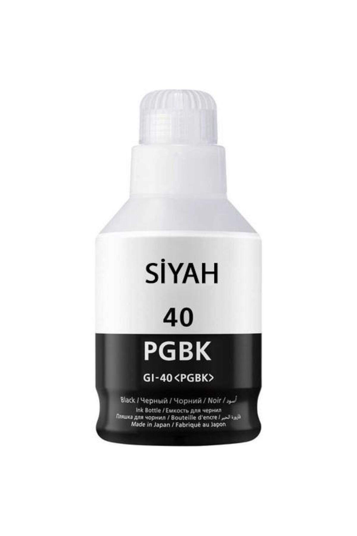 FAST IMAGE FAST® CANON GI40 Uyumlu  SİYAH ŞİŞE MÜREKKEP 170ML