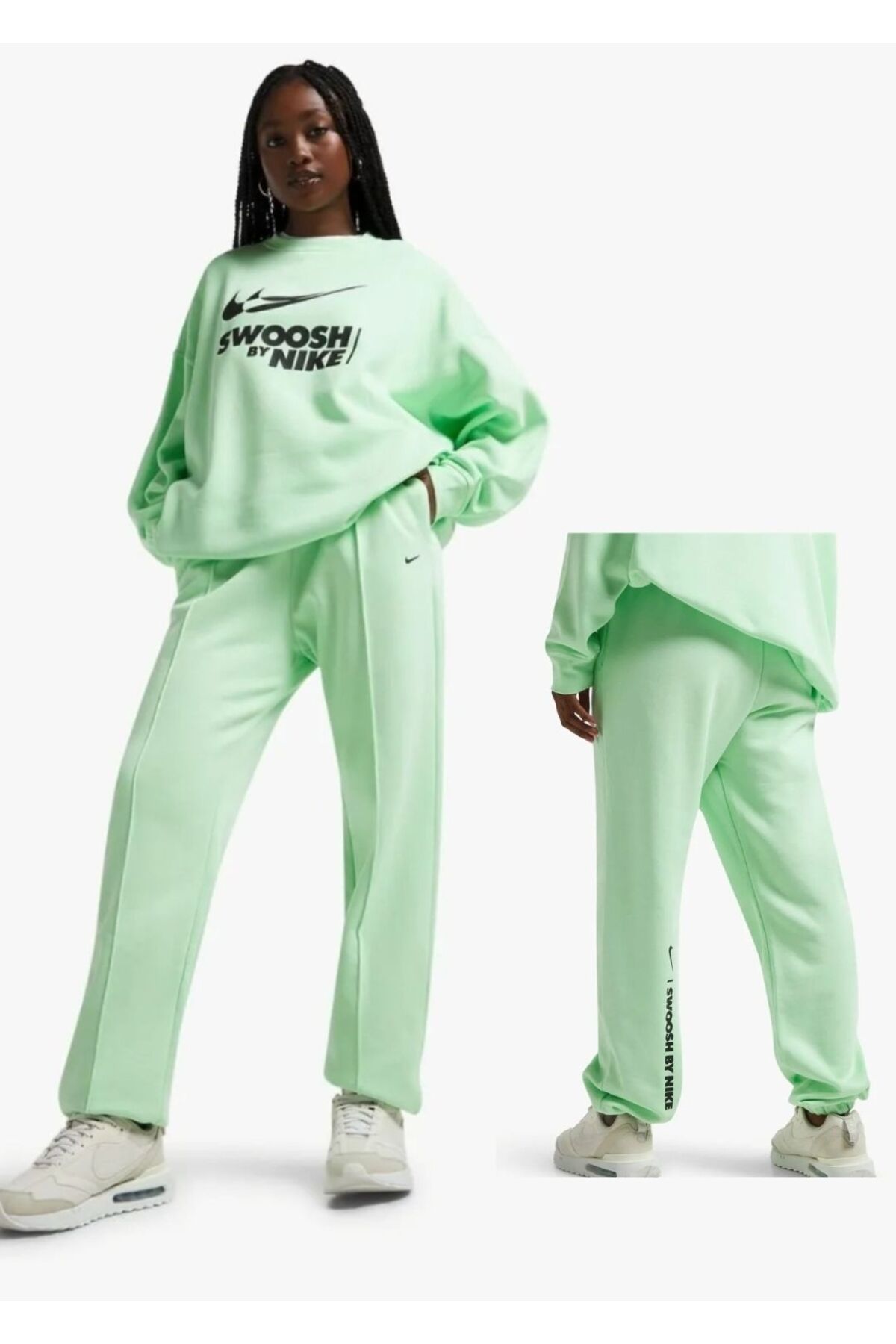 Nike Sportswear Loose Fleece ''Swoosh By Nike Graphic'' Kadın