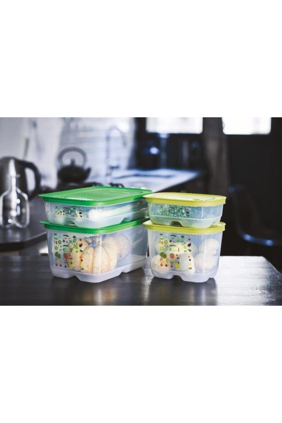 Tupperware-Greenhouse Set 4 Pieces - 4.4 Lt X 1 - 1.8 Lt Rectangular X 1 - 1.8 Lt Square X 1 - 800 Ml X 1 4