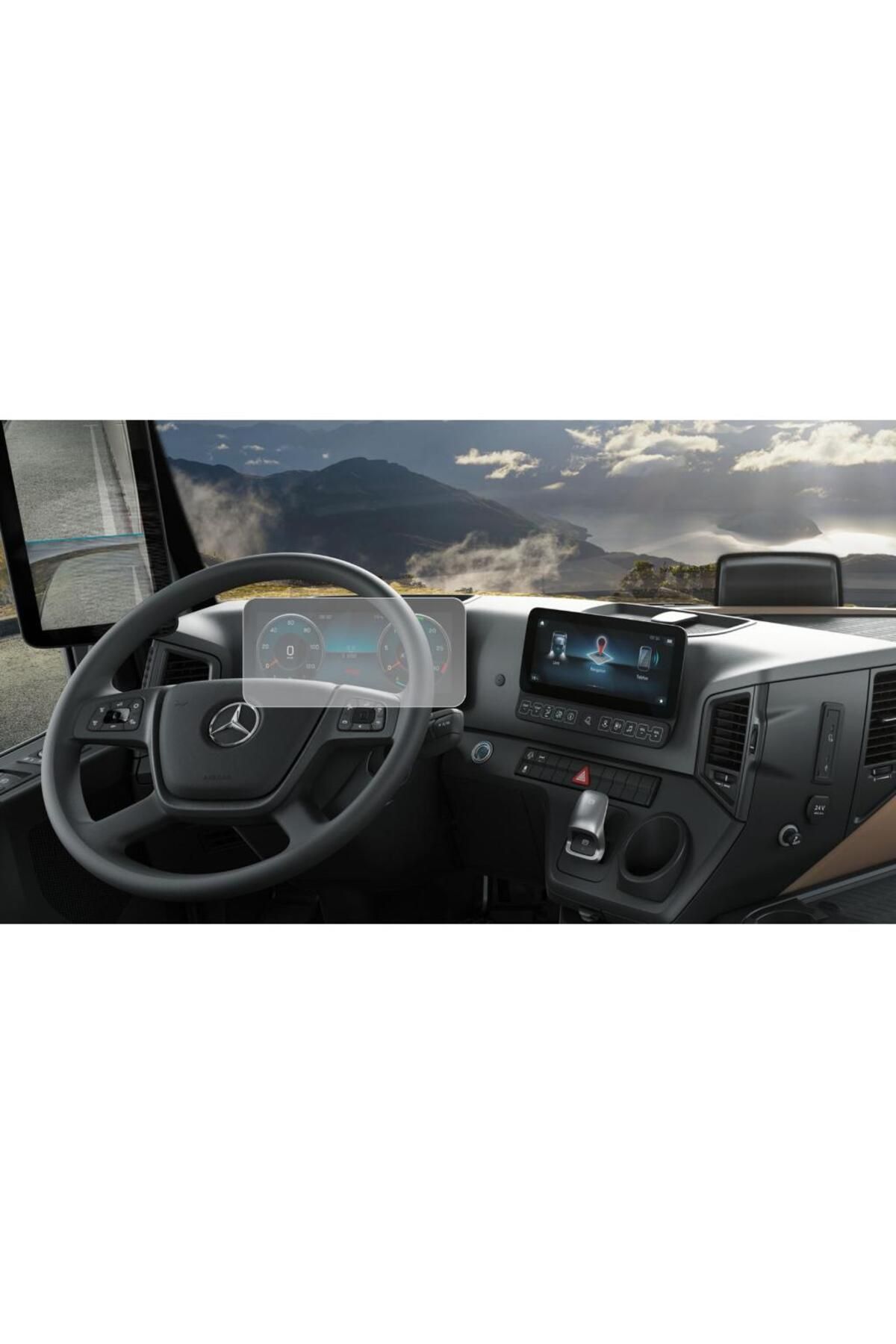 Engo-Mercedes Actros 12.3 Matte Screen Protector - Digital Display 2