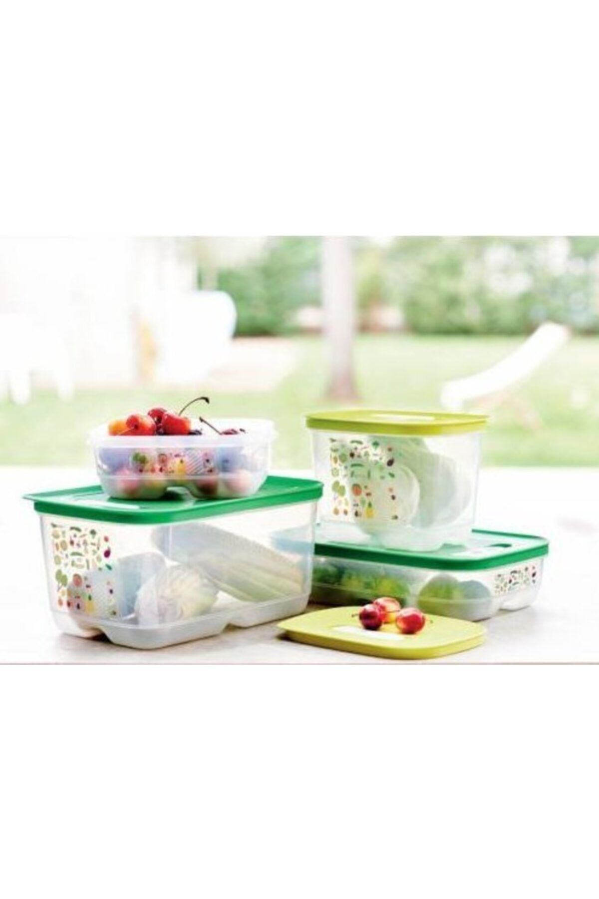 Tupperware-Greenhouse Set 4 Pieces - 4.4 Lt X 1 - 1.8 Lt Rectangular X 1 - 1.8 Lt Square X 1 - 800 Ml X 1 3