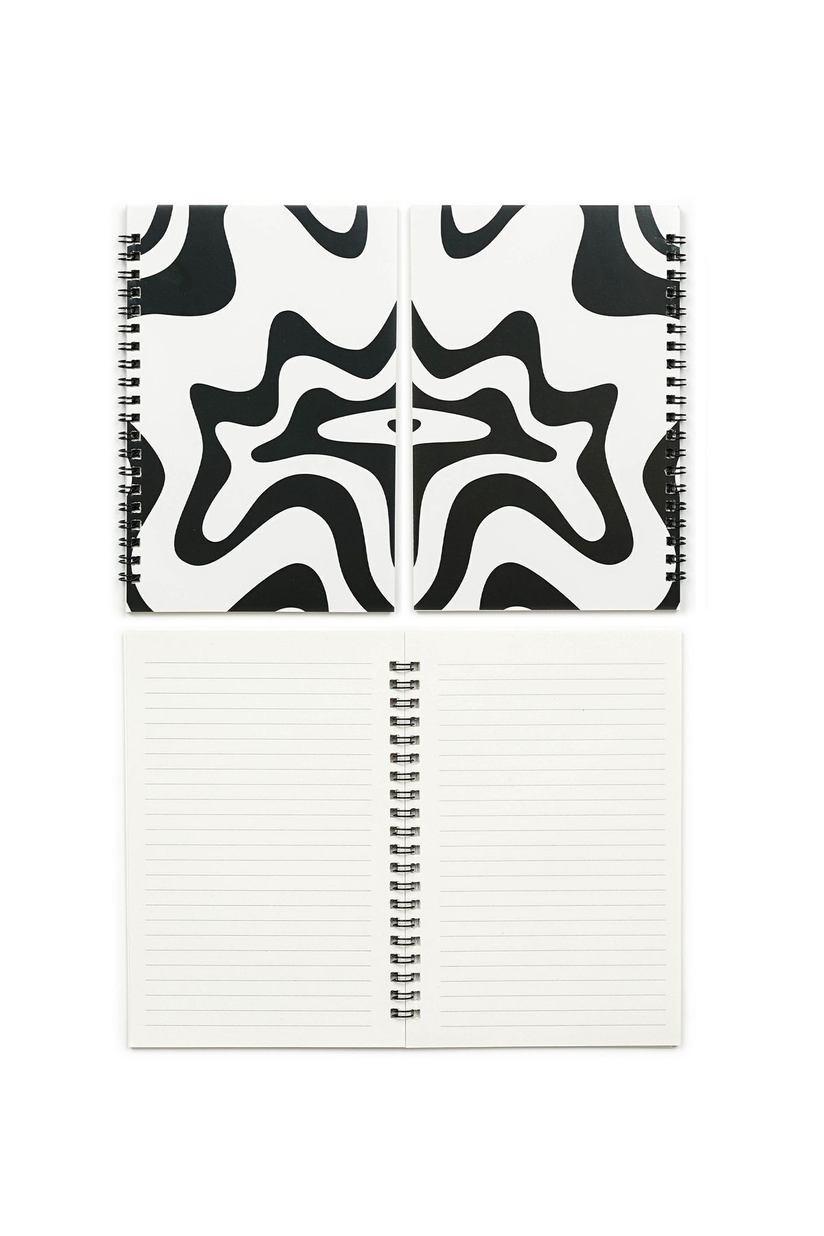 Nice Notes-4-piece Lined Series - 13x19.5 Cm Lined, Spiraled 50 Sheets Notebook Set 4