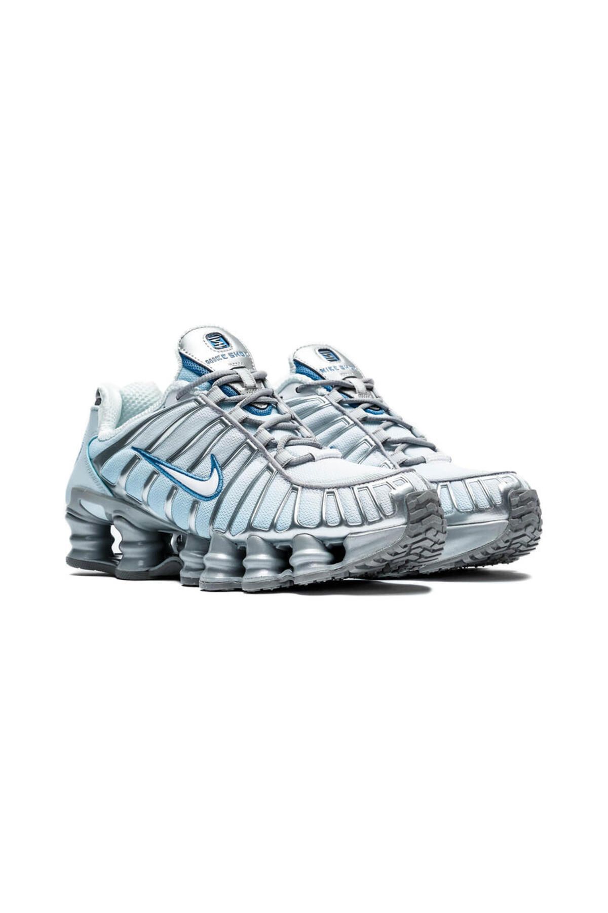 Nike shox grey and blue 2025