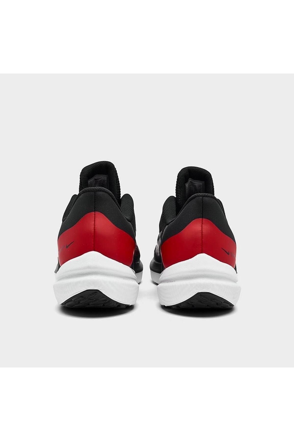 کفش Nike نایکی رانینگ مردانه AIR WINFLO 9 مشکی قرمز اورجینال - تصویر 4