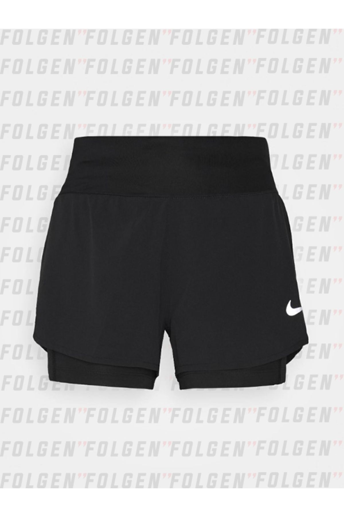 Nike Performance Eclipse Short Sports Shorts Siyah Taytl Kad n ort Kad n Giyim