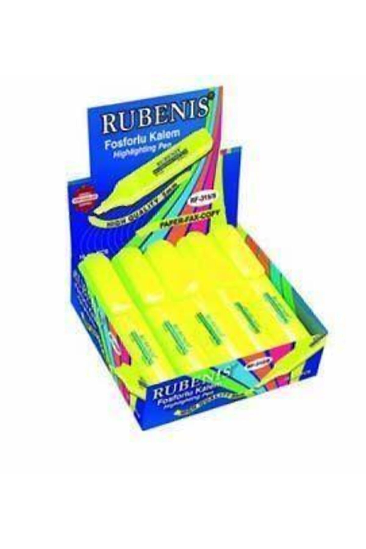 Rubenis Rubenıs Fosforlu Kalem Sarı 10 Lu