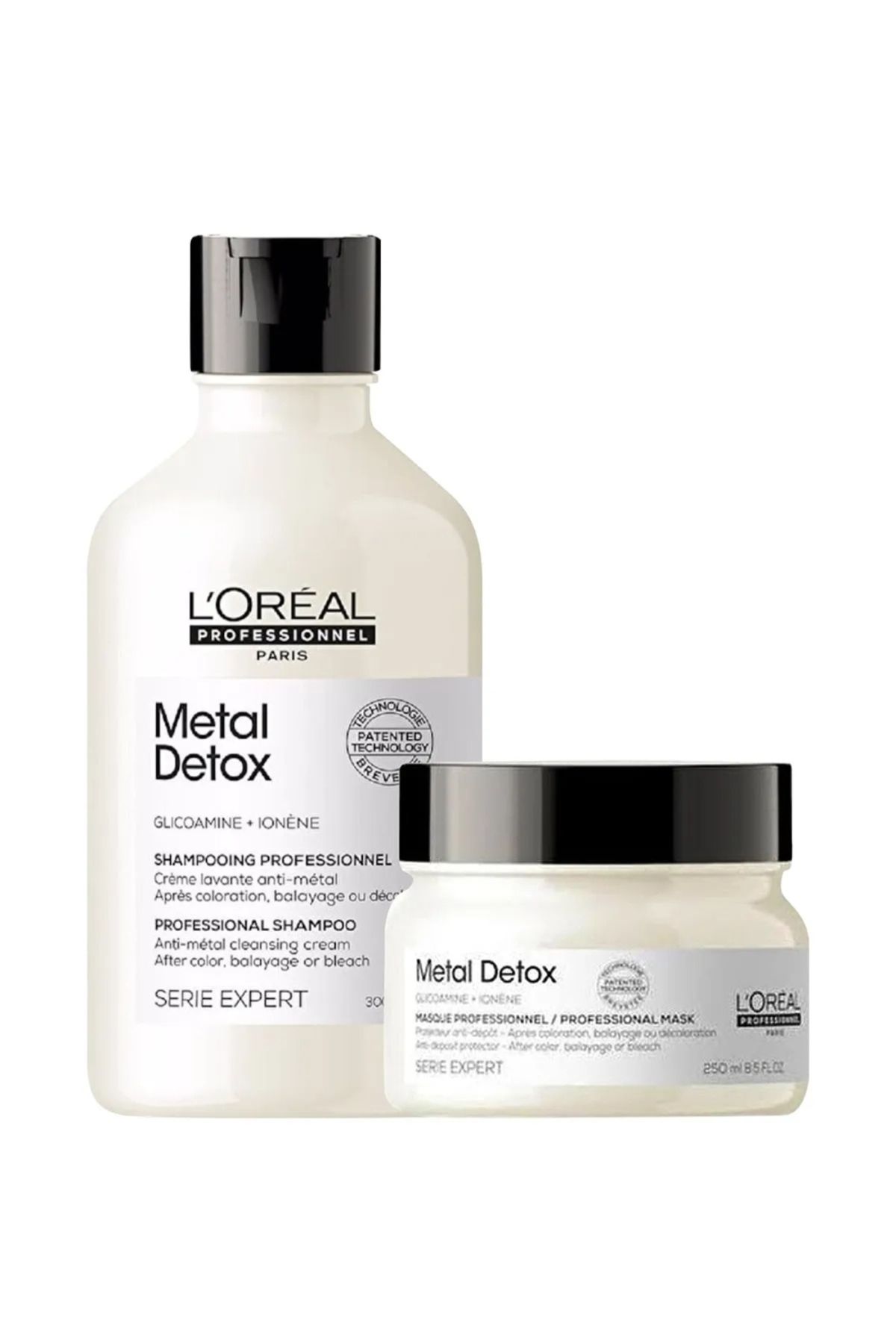 مجموعه 2 تایی ضد فلز Detox Loreal Professionnel Paris Serie Expert Metal Detox برای موهای درمان شده L'oreal Professionnel