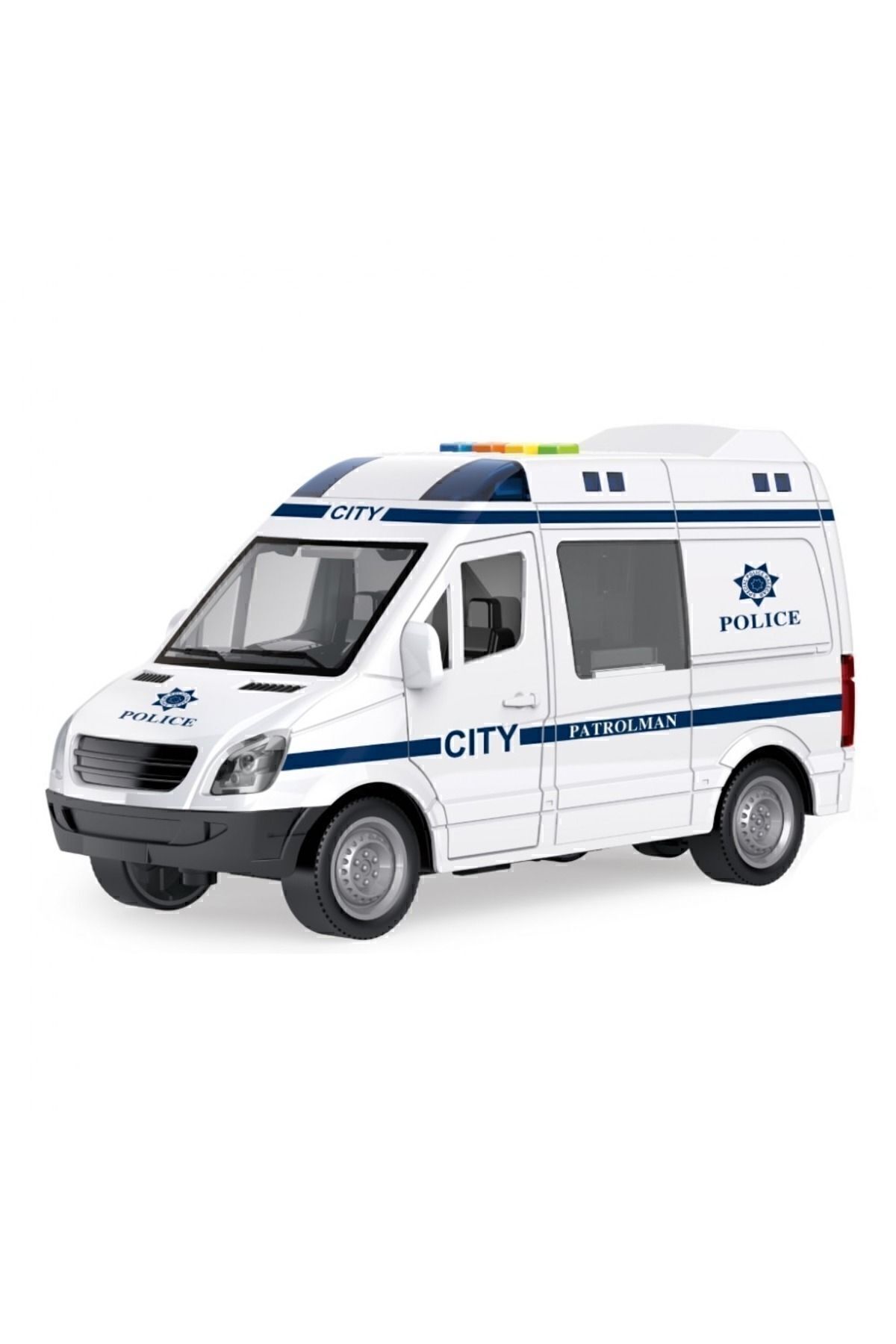Sürtmeli Sesli Ve Işıklı Kapıları Açılan Ambulans - 3
