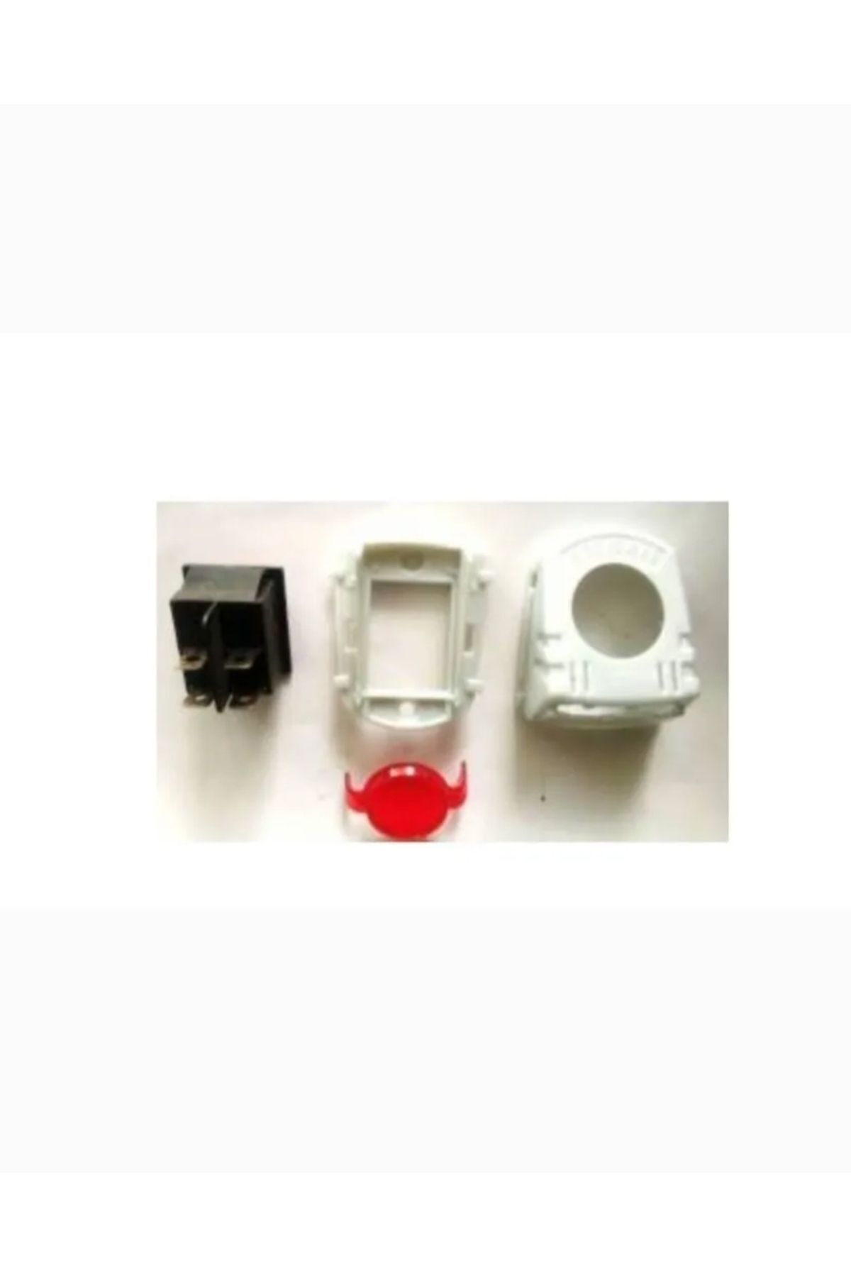 PİLSAN 12 Volt Için Yaylı Kontak Işıksız Yatak Takımı ( Açma Kapama Kırmızı Enversör Kart Yuvası)