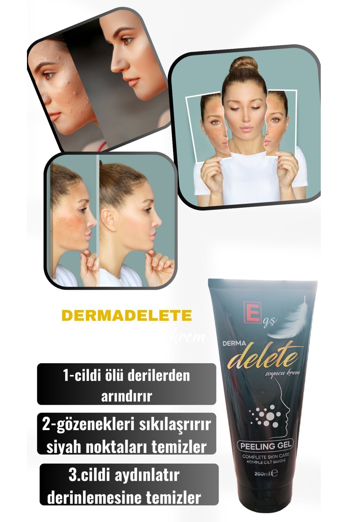 Dermadelete Soyucu Krem - EGŞ COSMETİCS