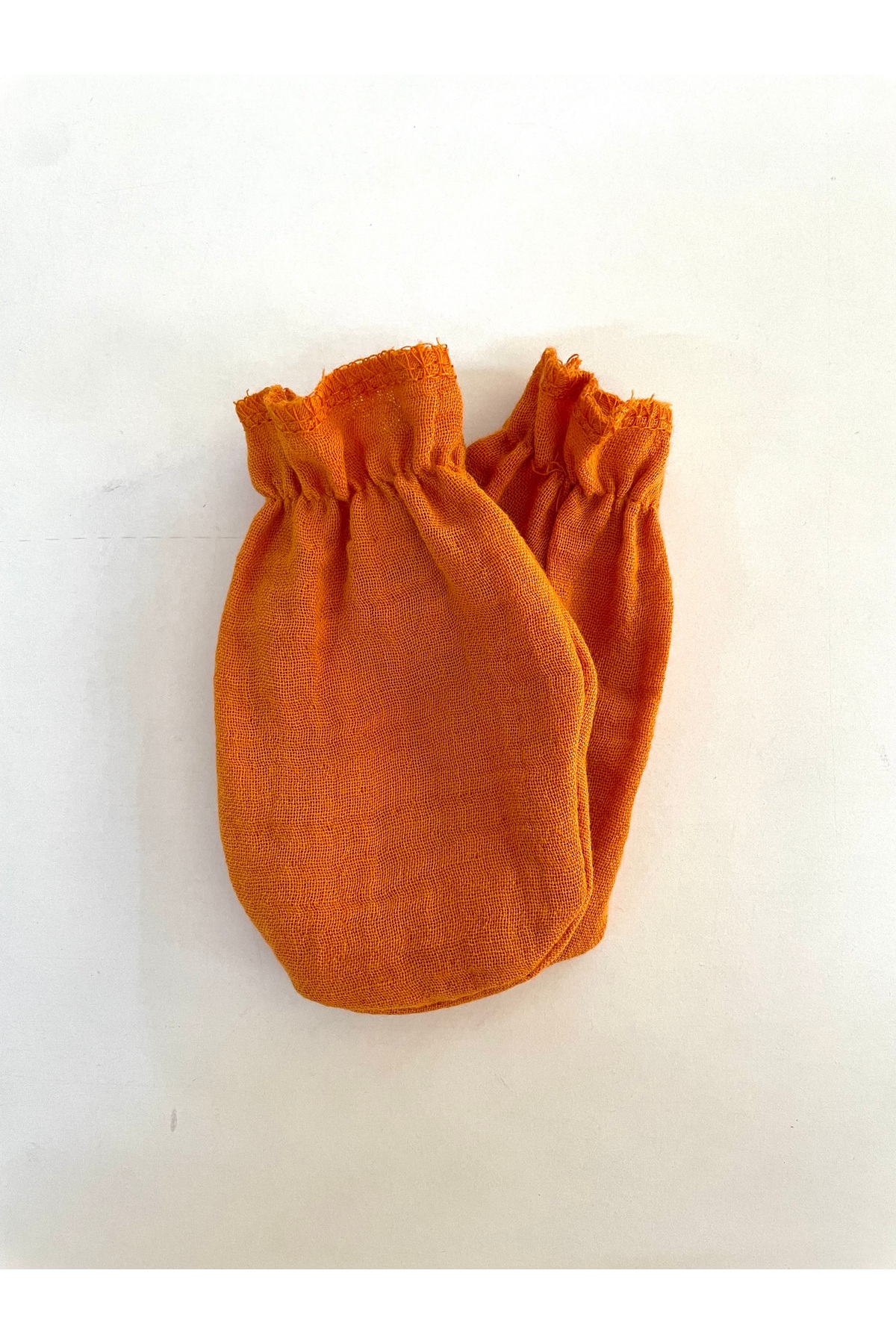 runbaby Pamuklu Çift Kat Müslin Kumaş 3 Çift Bebek Eldiven fotoğrafı 2 (önizleme)