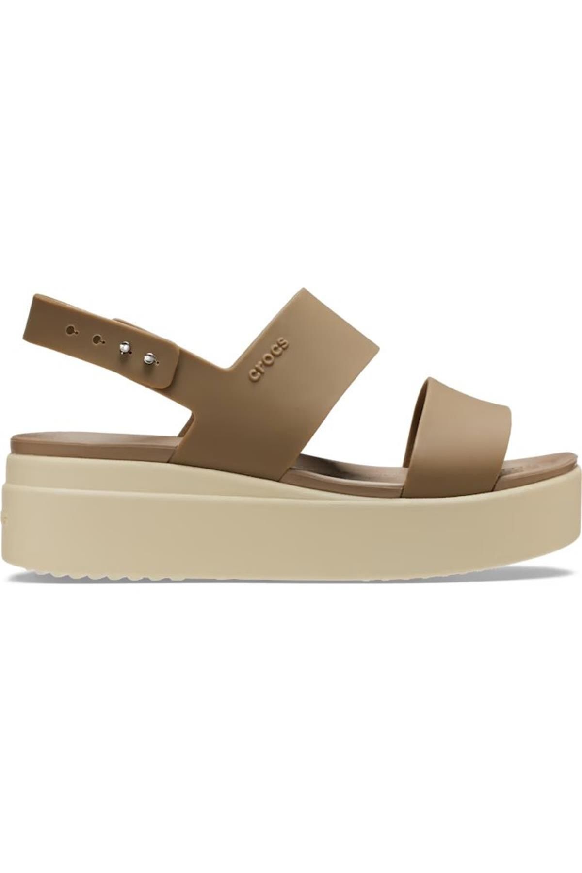 Crocs Sandals Brown Flat Trendyol