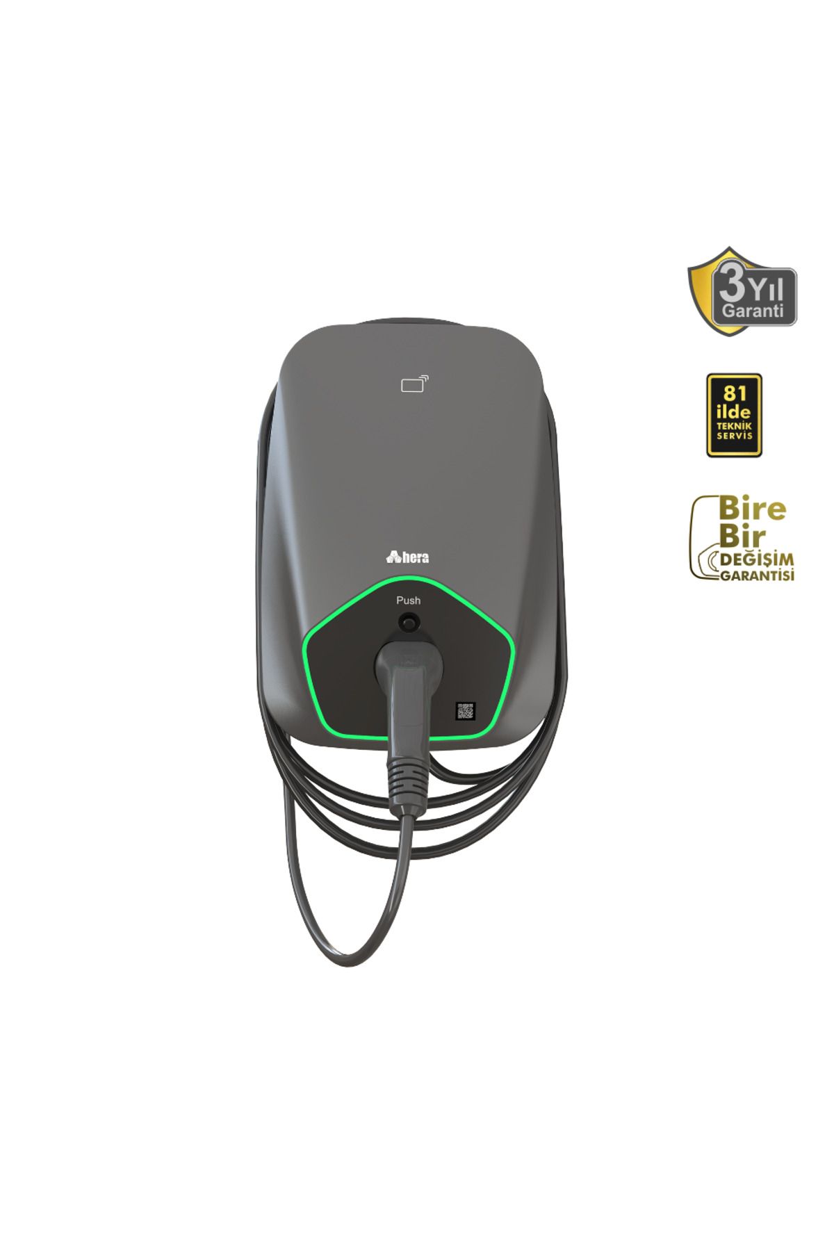 HERA Bc31c Personal 22kw Soketli Elektrikli Araç Şarj Ünitesi, Tip2