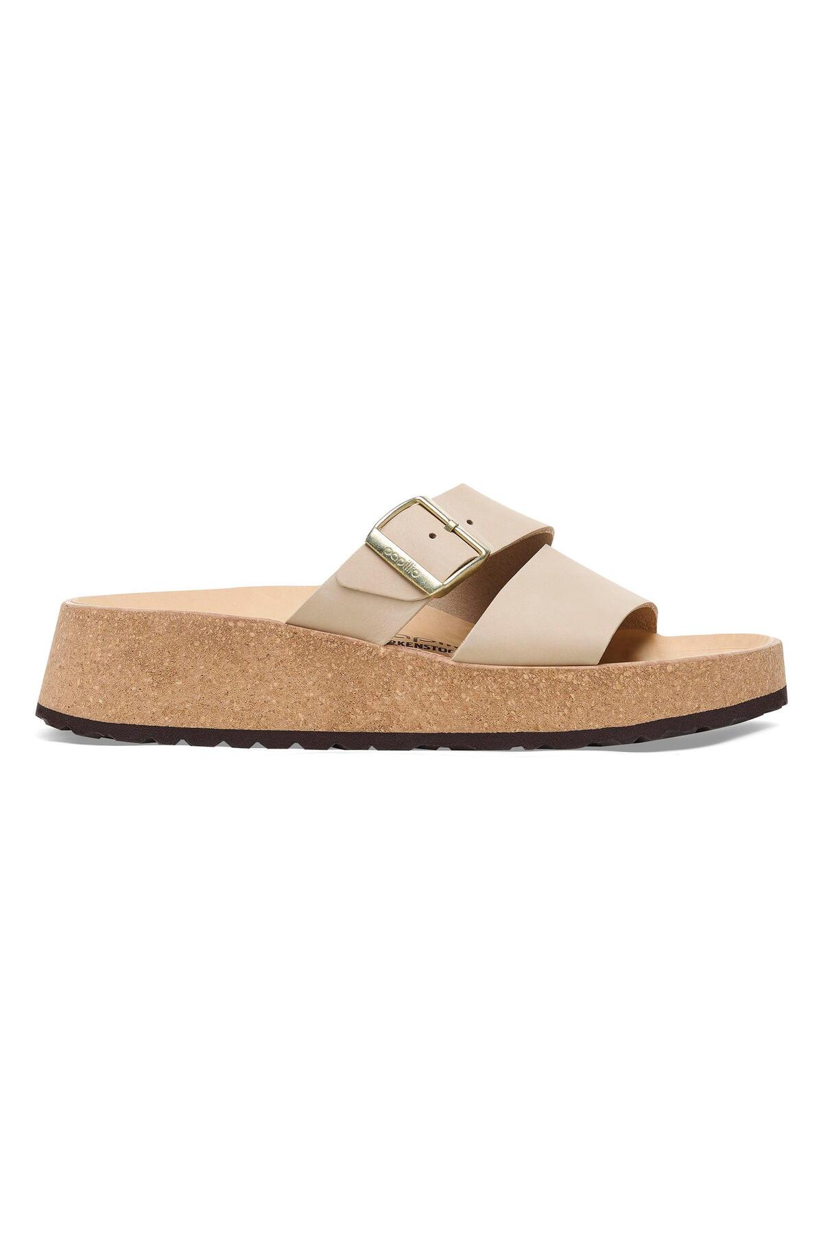 دمپایی بیرکن استاک زنانه  بژ  راسته      لباس خانگی | Birkenstock 1026974 - تصویر 7