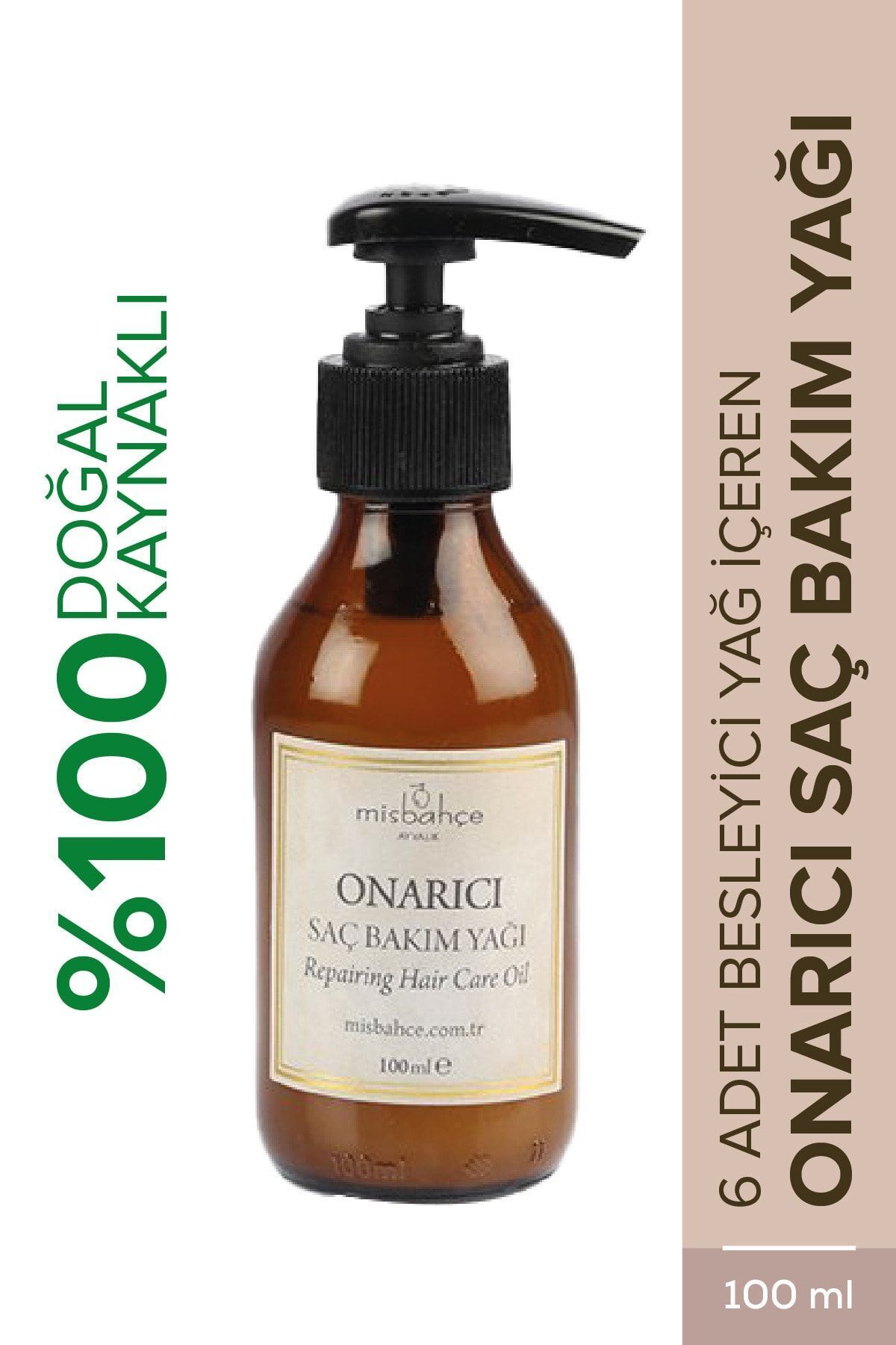 روغن ترمیم کننده مراقبت از مو 100 میلی لیتر MİSBAHÇE
