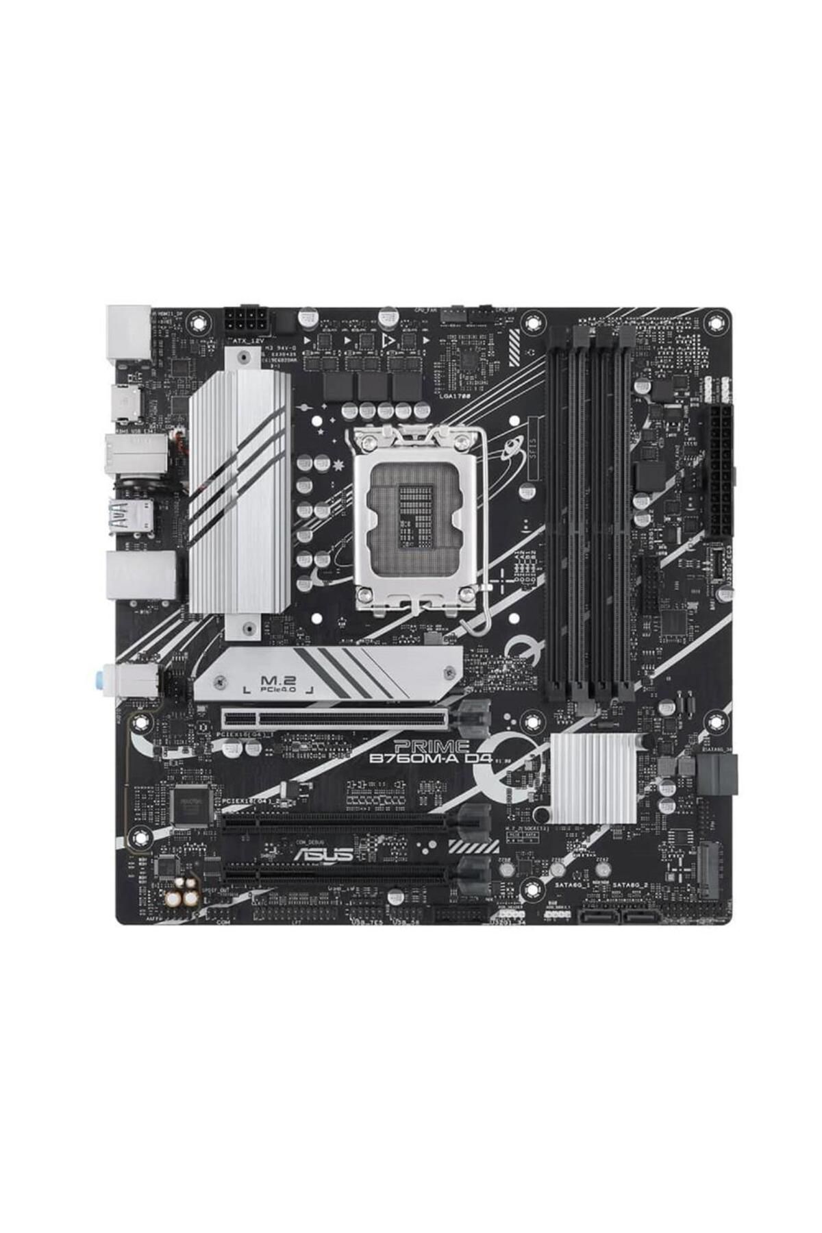 ASUS-برايم B760M-K D4 5333 ميجا هرتز DDR4 RGB M.2 mATX 1700p 3