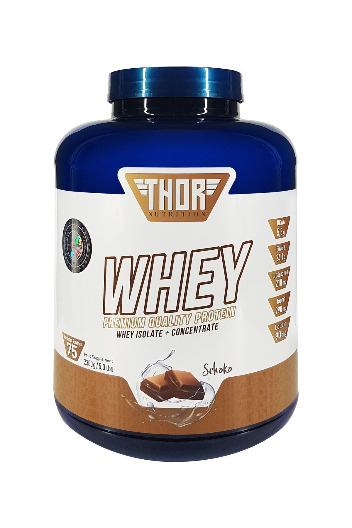 2.3 Kg Whey Protein 75 Servis Çikolata Aromalı+ 5 Hediye (formulated In Germany) 3