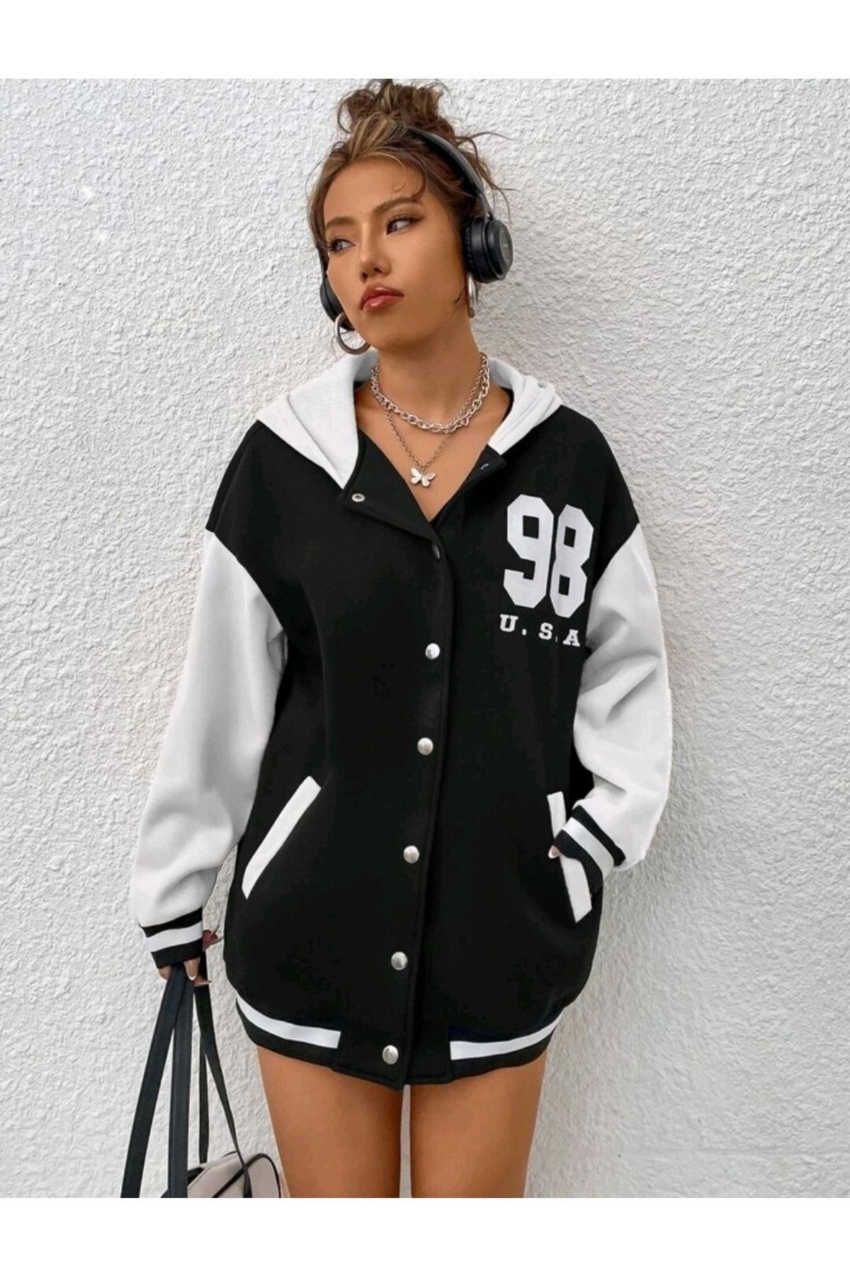 ژاکت مردانه مشکی Genel Markalar | 74646165 اورجینال - تصویر 4