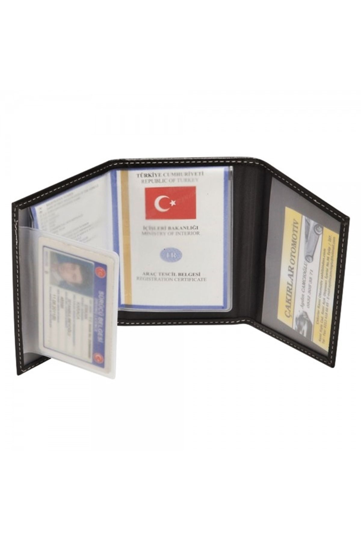 Boldy-Auto License Holder Wallet - Car License Case and Protective Container 2