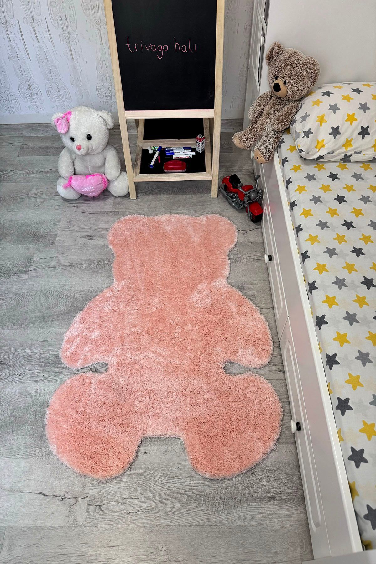 trivago halı Pufi Yumuşak Peluş Ayıcık Halı Post Çocuk Odası Bebek Odası Oturma Odası Halısı fotoğrafı 2 (önizleme)