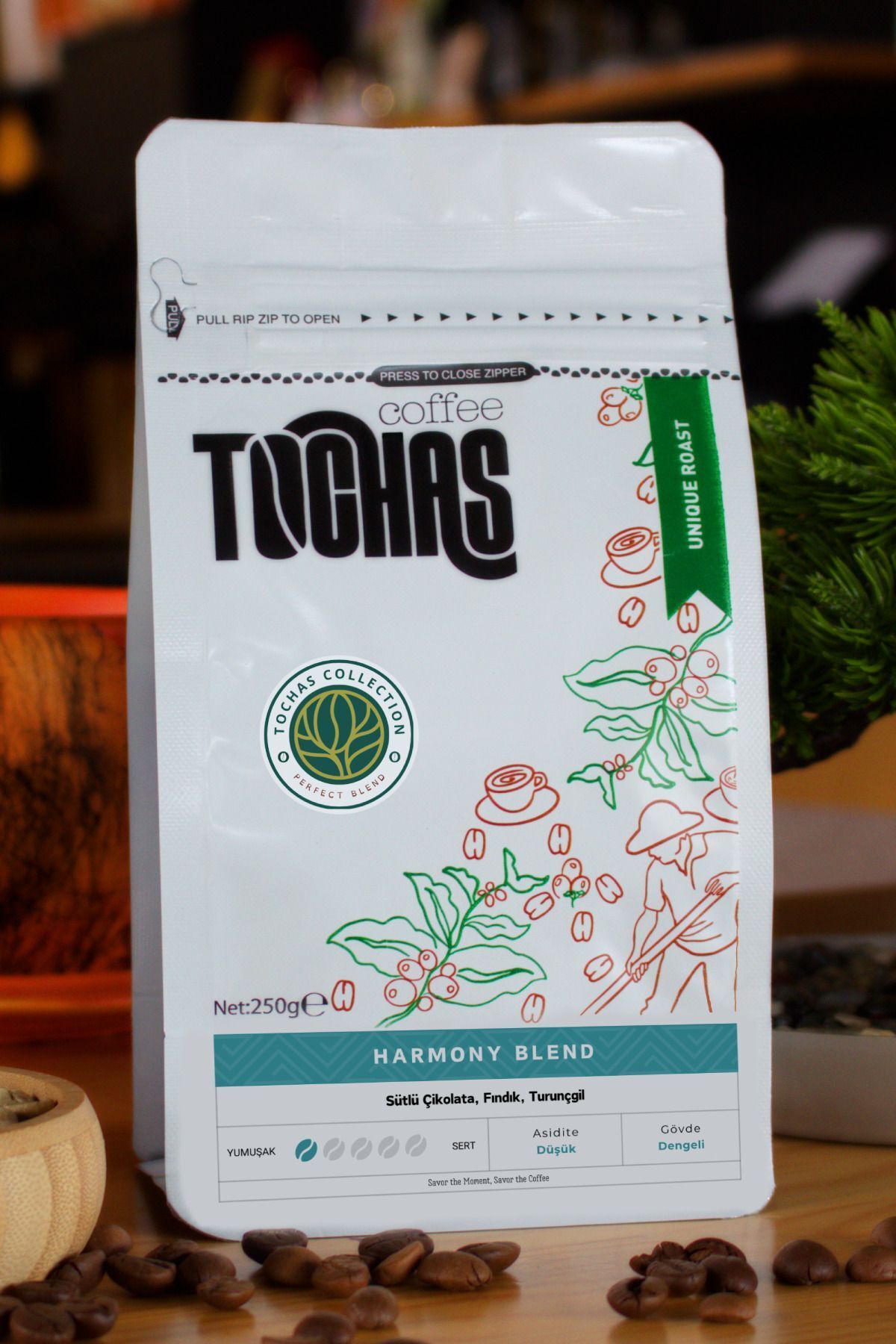 Tochas-Harmony Blend 250g - Filter, Espresso and Core Coffee (soft Drink) 1
