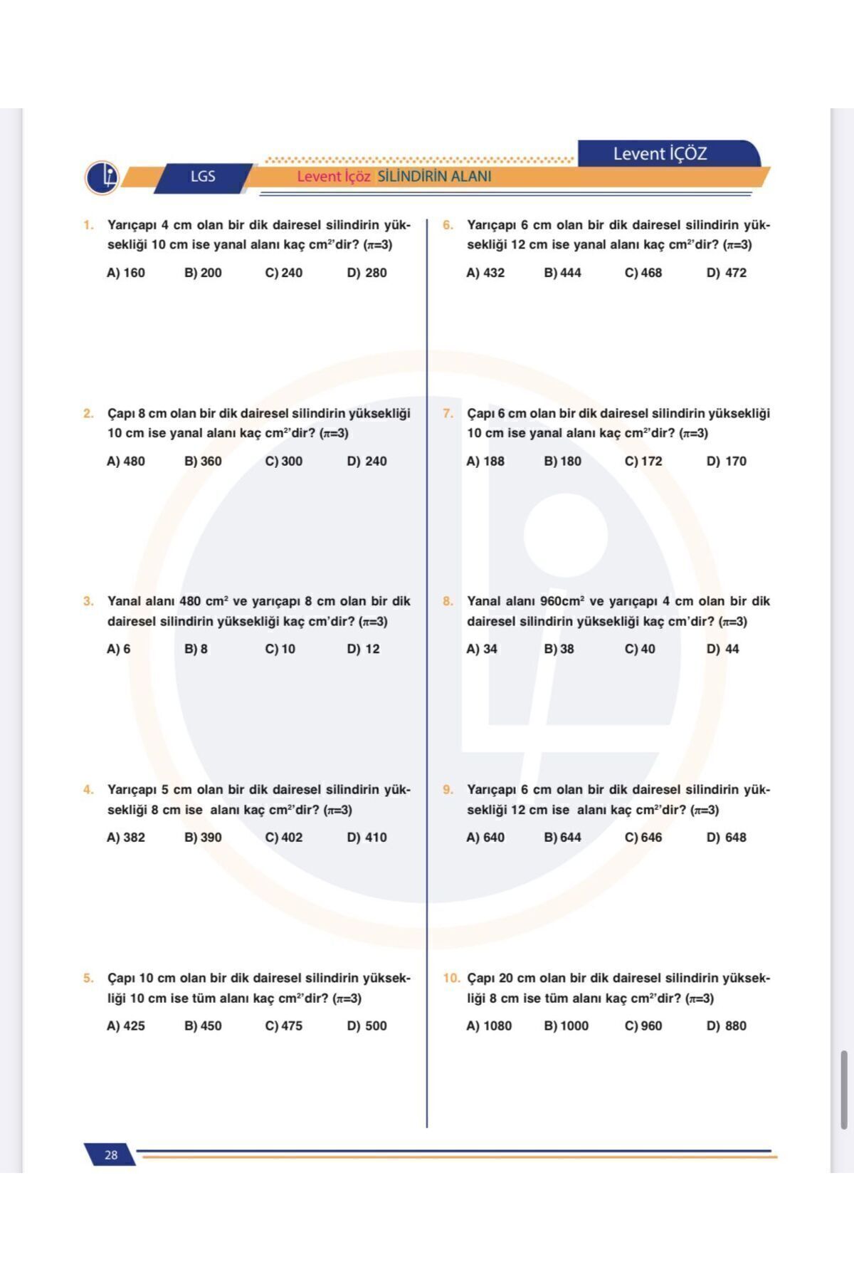 Lgs Matematik-lgs En En En Başlangıç Seti 4 Lü Set