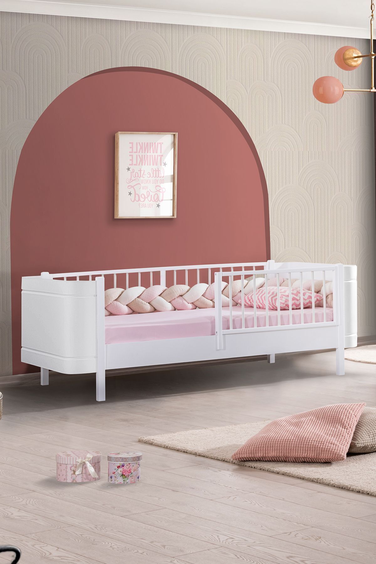 Setay Montessori Karyola, Lidya Montessori Yatak - Beyaz