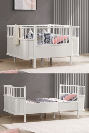 Setay MDF Beşik, Siesta Büyüyen Beşik 90x130 - Siesta Karyola 90x190