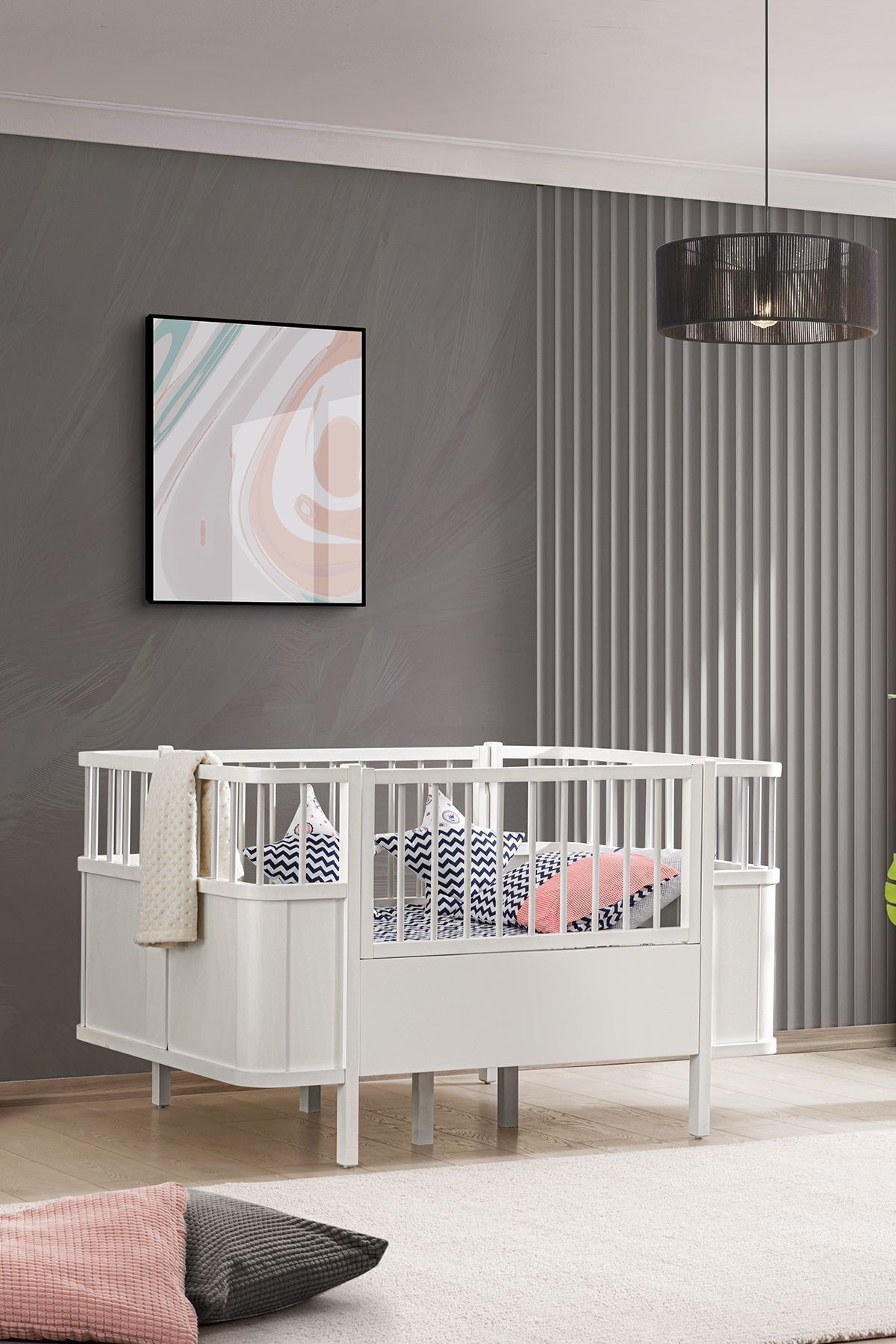 MDF Beşik, Siesta Büyüyen Beşik 90x130 - Siesta Karyola 90x190 #2