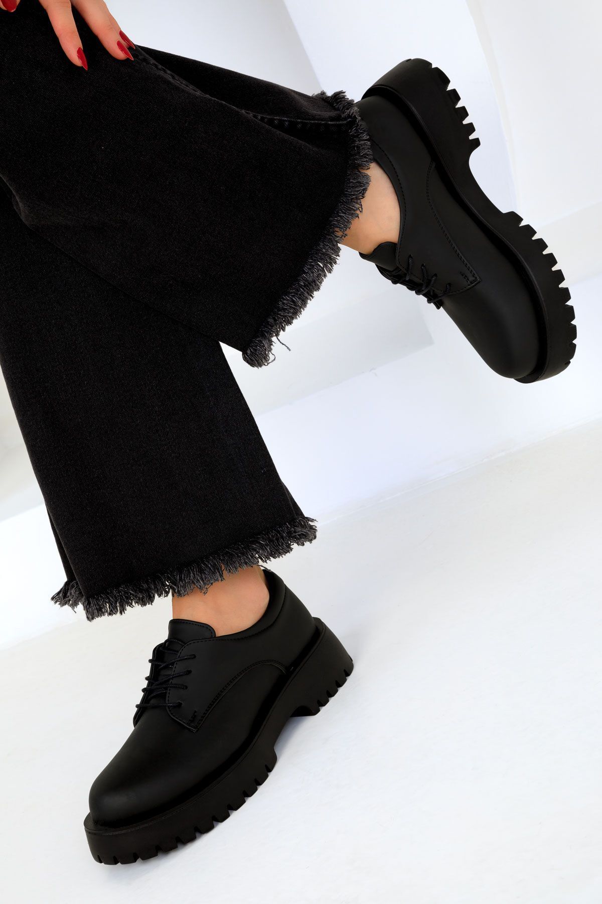 SOHO-Black Women's Loafer Shoes 19515 2