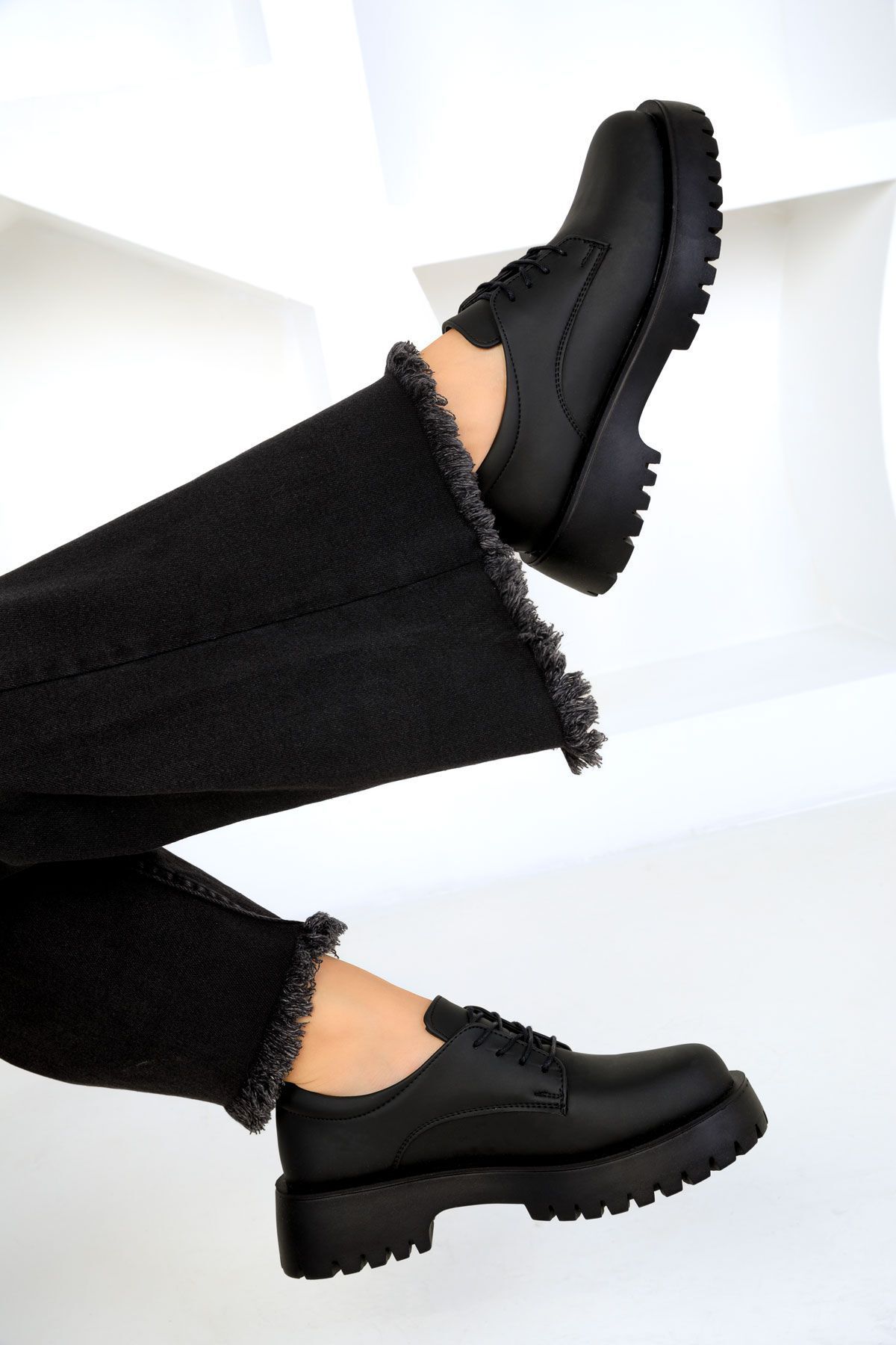 SOHO-Black Women's Loafer Shoes 19515 3