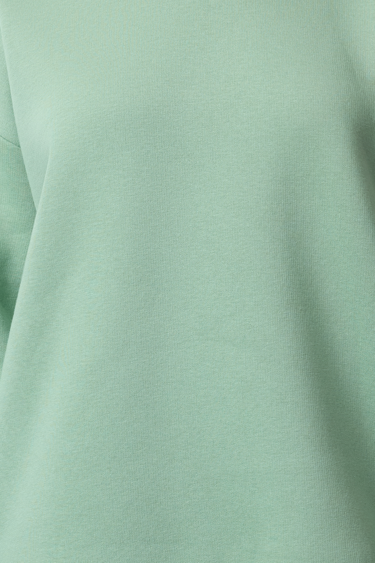 Trendyol Collection Kolor miętowy - bluza z polaru z okrągłym dekoltem i krojem oversize TWOAW24SW00102