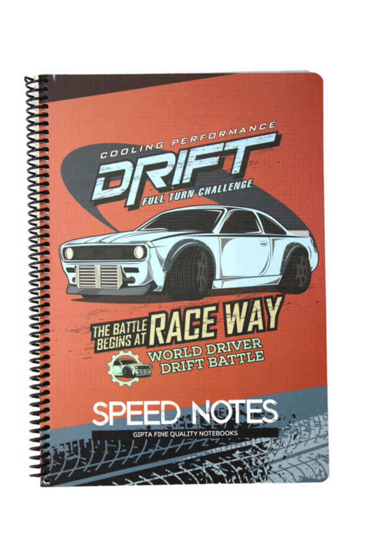 Gıpta-A4 80 Sheets Checked Speed Notes Paper Cover Spiral Notebook 1