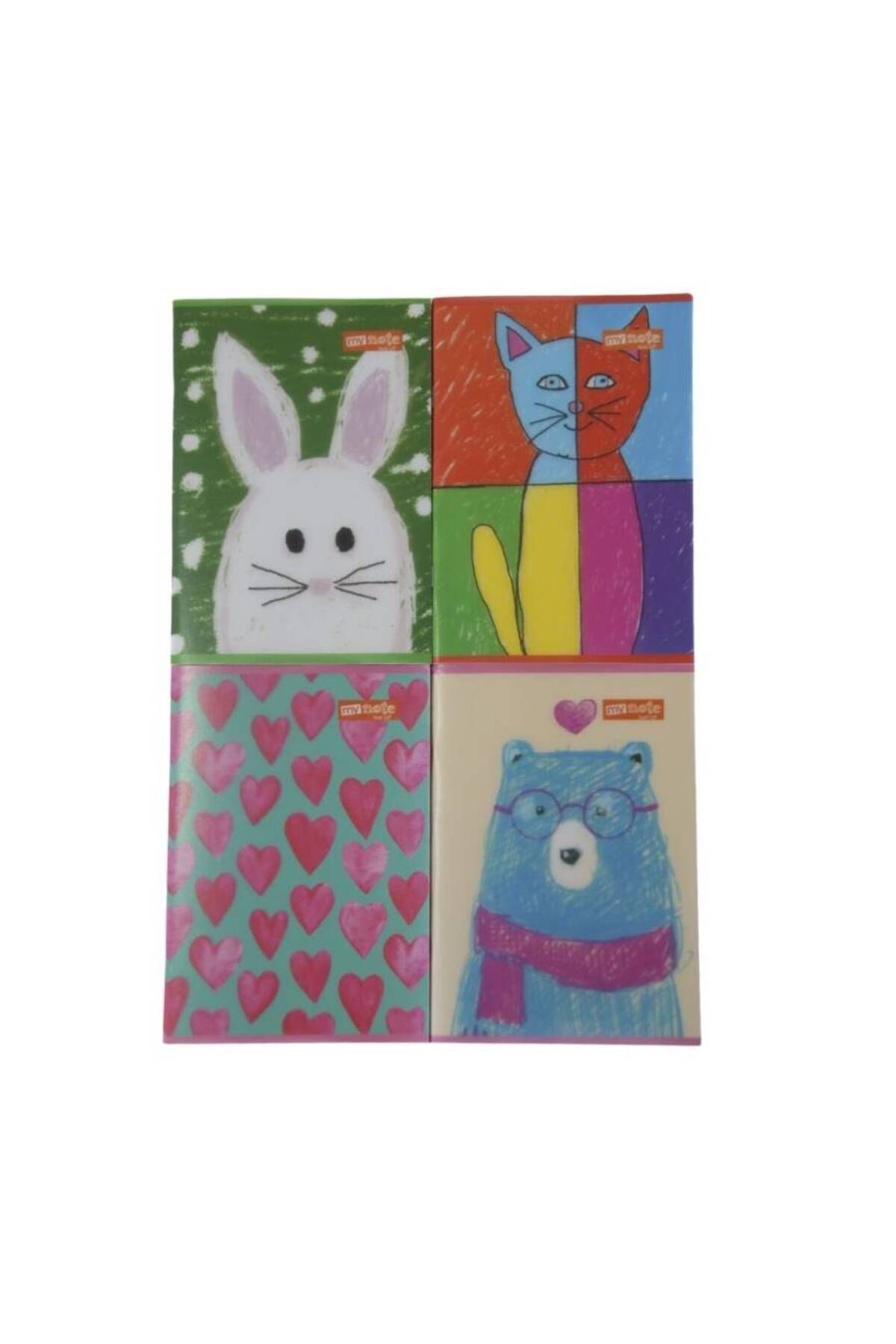Mynote-A5 80 Sheets Checked Plastic Patterned - Covered Notebook 3