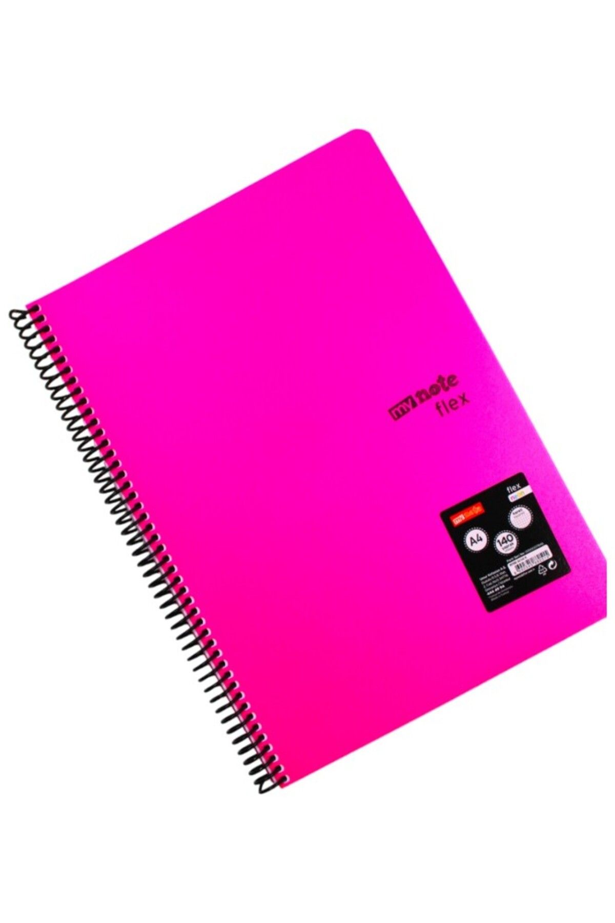Mynote-Flex A4 140 Sheets Checked Spiral Plastic Cover Notebook 3
