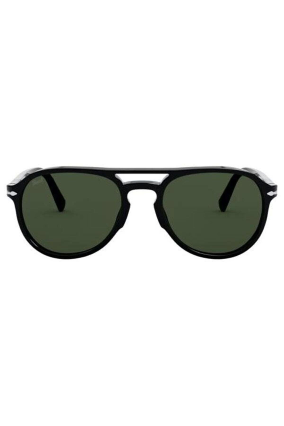 عینک آفتابی سبز مردانه Po3235s 95 31. اورجینال Persol