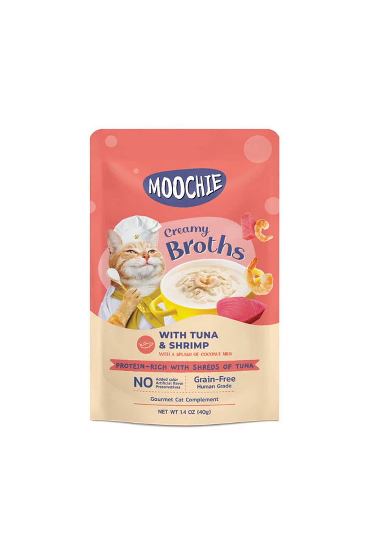 MOOCHİE ÇORBA KEDI ÖDÜLÜ TON-KARIDES 40 GR
