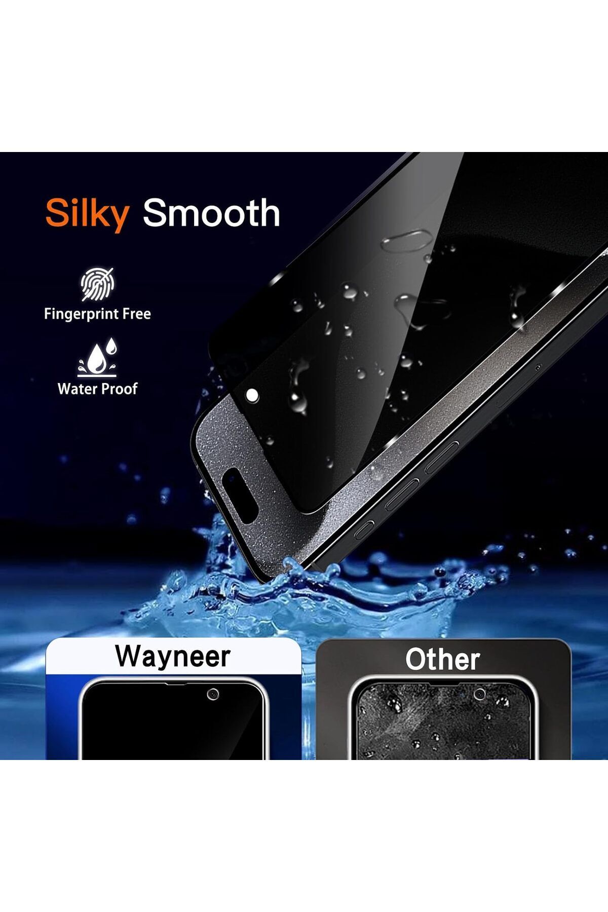 Apple iPhone 15 Pro Max Hayalet Ekran Koruyucu Kırılmaz Cam - Extra İnce 5