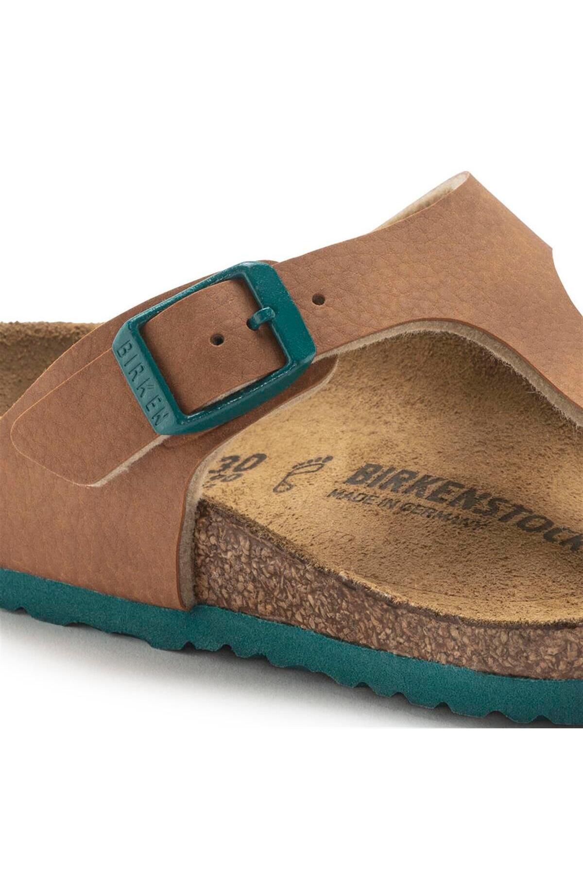 دمپایی بیرکن استاک پسرانه اوا قهوه ای  راسته      Beachwear | Birkenstock 1024327 - تصویر 4