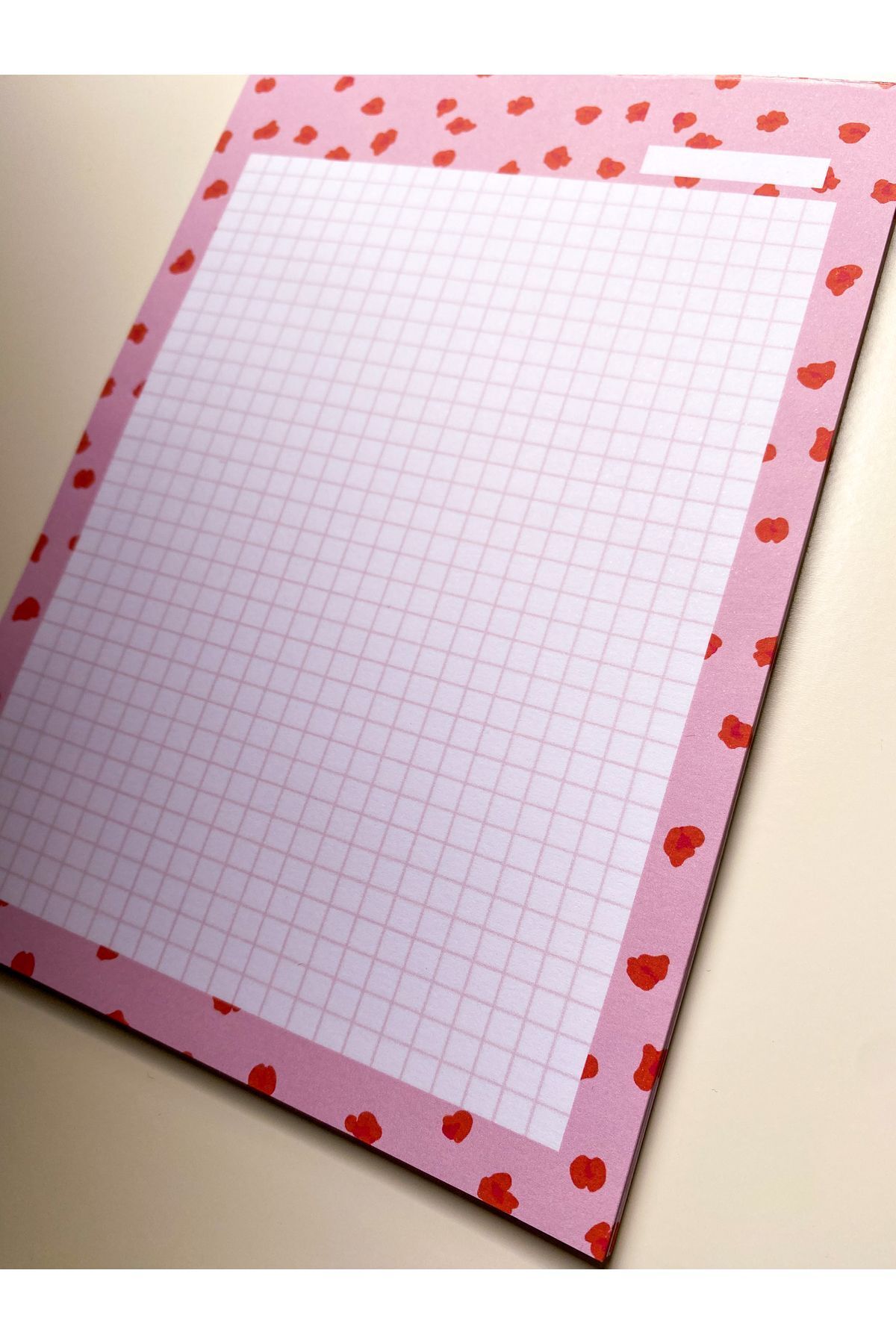 Pine Note-Checkered Pink Patterned Planner/To Do List/Notebook/Notepad/Memopad A5 7