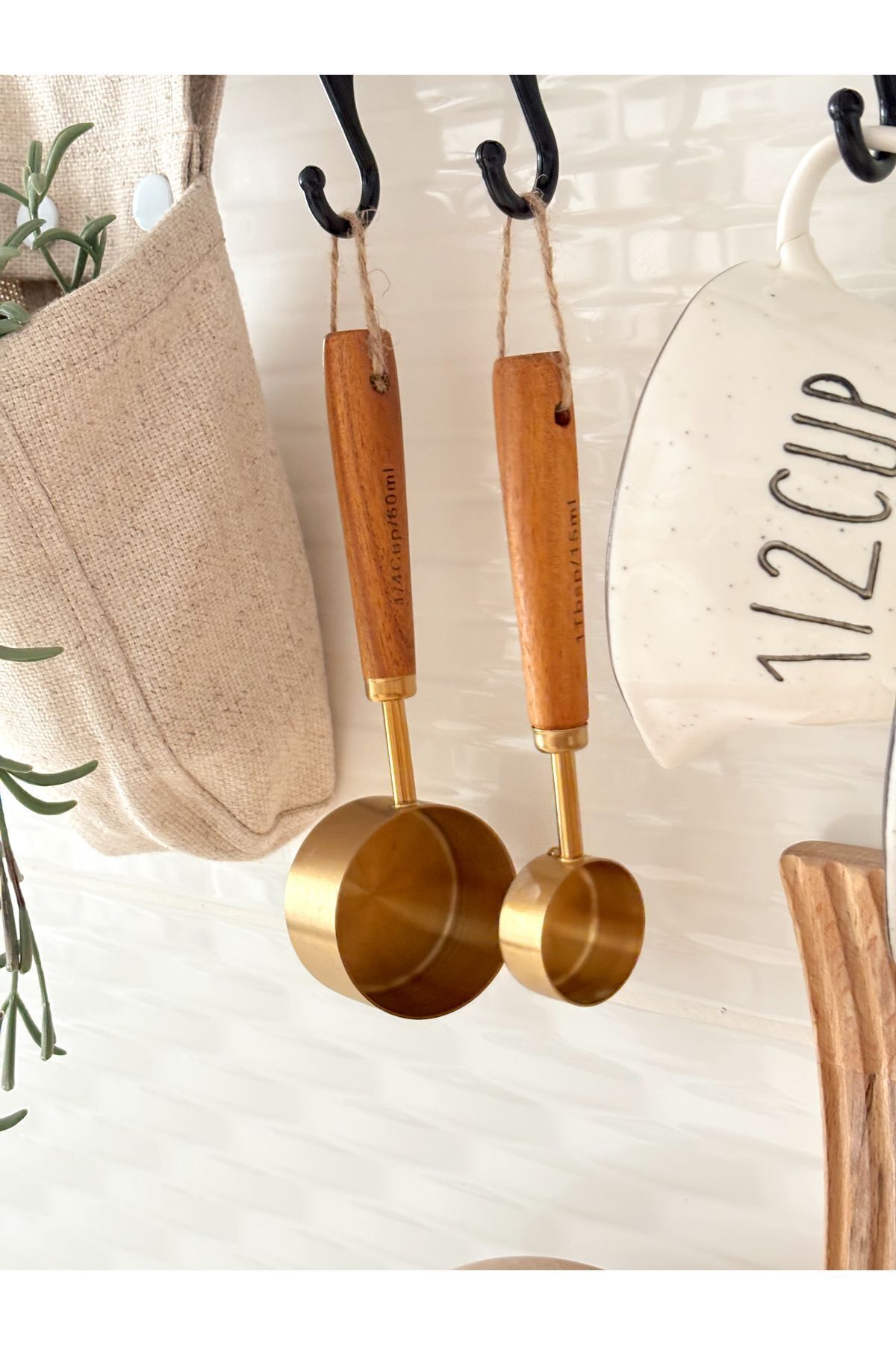 Minika Home-Set of 2 Measuring Spoons with Volume 15 ml and 60 ml 4
