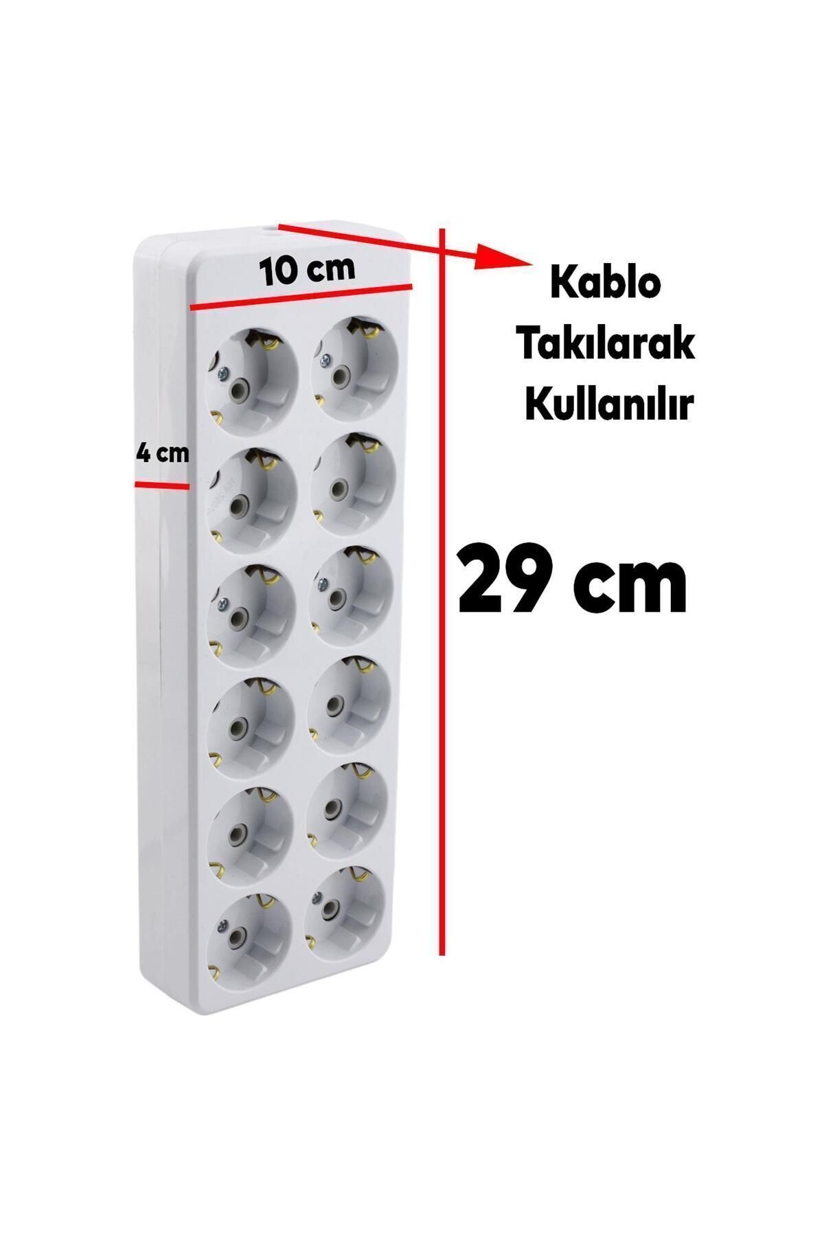 Badem10-12 Pieces Group - Terminal and Grounded Plug Socket, Coupler Twelve Wireless Socket 2
