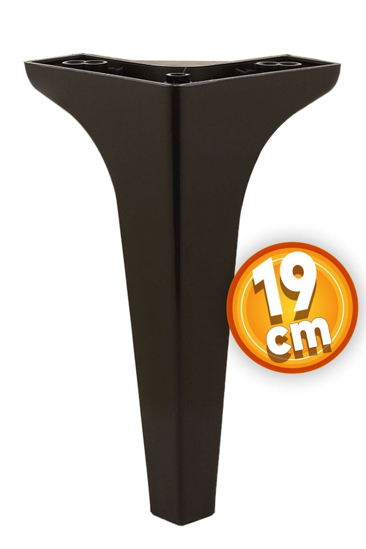 Badem10 Sedef Lüks Mobilya Kanepe Tv Ünitesi Konsol Koltuk Ayağı 19 Cm Siyah Ayakları