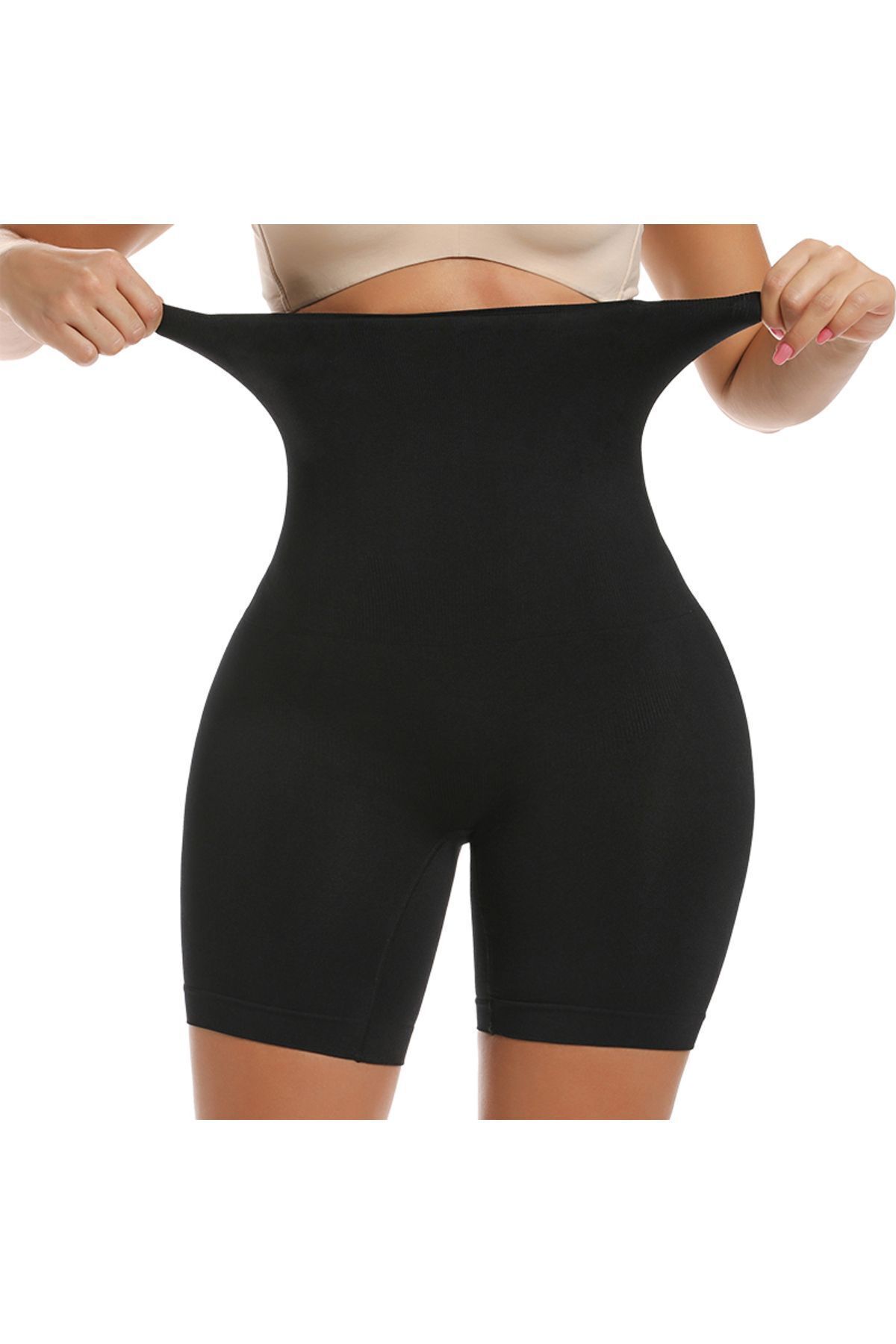 Alwaysfit Basen Toparlayıcı Bel Inceltici Ve Kalça Sıkılaştırıcı Yüksek Bel Paçalı Korse Tayt görsel 2