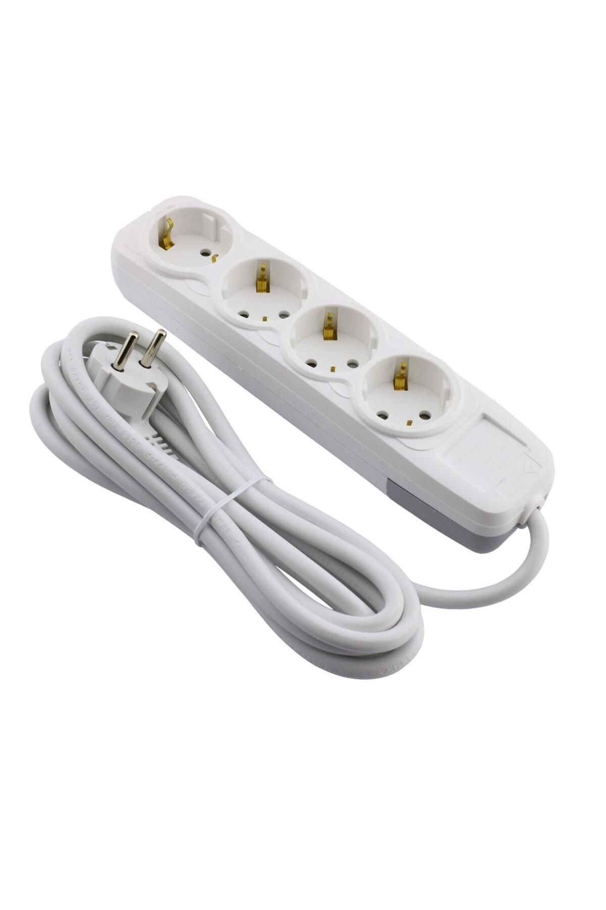 Badem10-4-piece Group Socket - 7 Meter Corded, Grounded Plug Multiplier, Switchless Extension Cable 3
