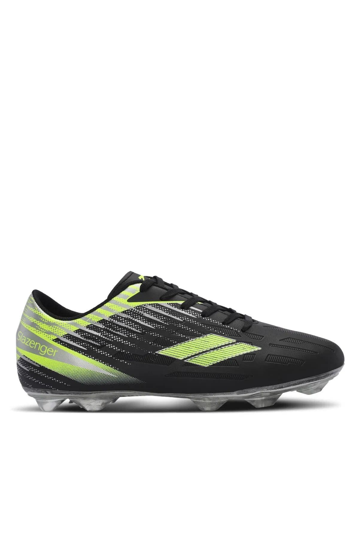 کفش فوتبال مردانه CAMBLY FG Cleats مشکی سبز Slazenger