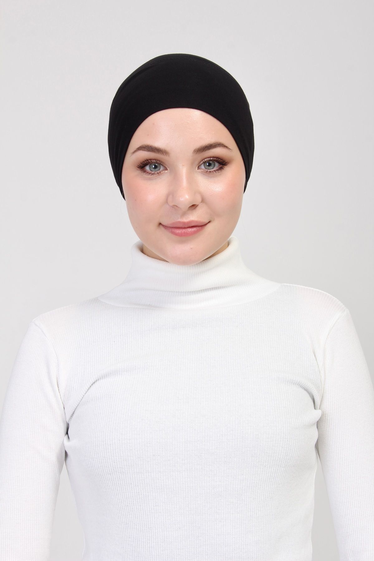 manolyaşal islamic hijab کلاه لوله حجاب عملی-مشکی