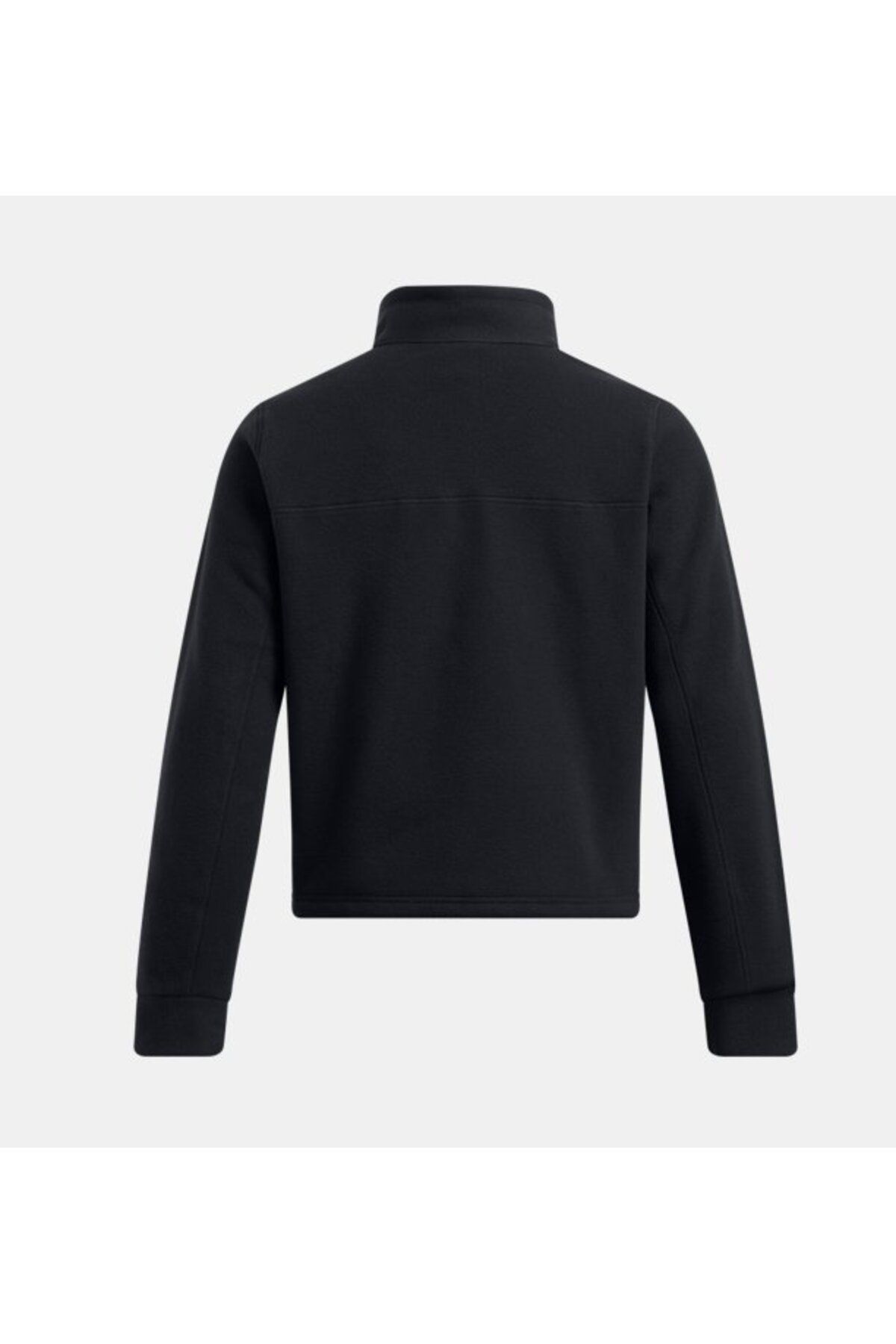 سویشرت ورزشی مشکی زنانه پیراهن پشم گوسفند UA با نیمی از زیپ 001 آندر آرمور Under Armour