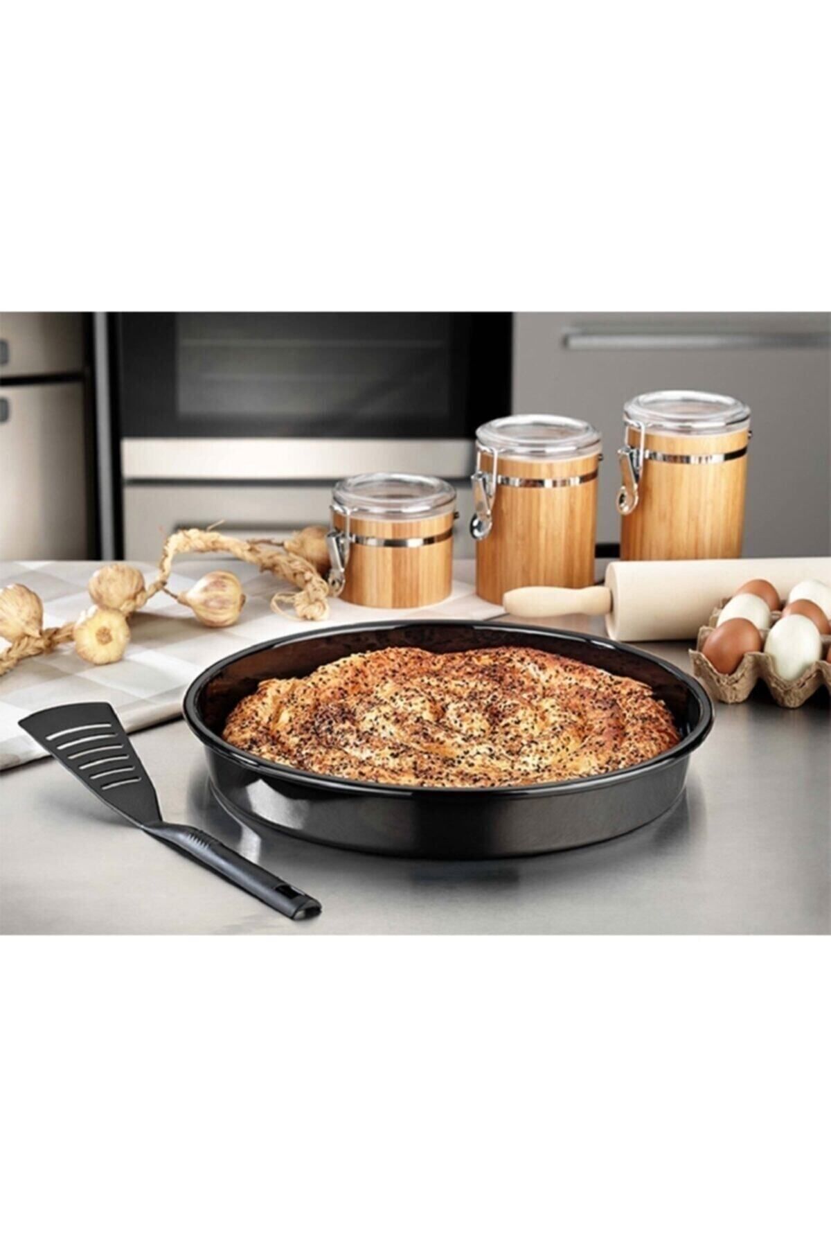 Yuvarlak Emaye Fırın Tepsisi - 28 Cm